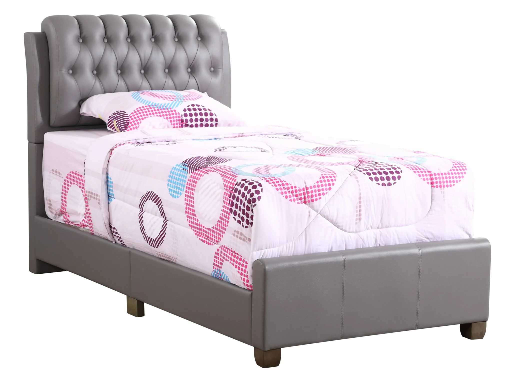 Tufted Upholstered Bed - Image 6