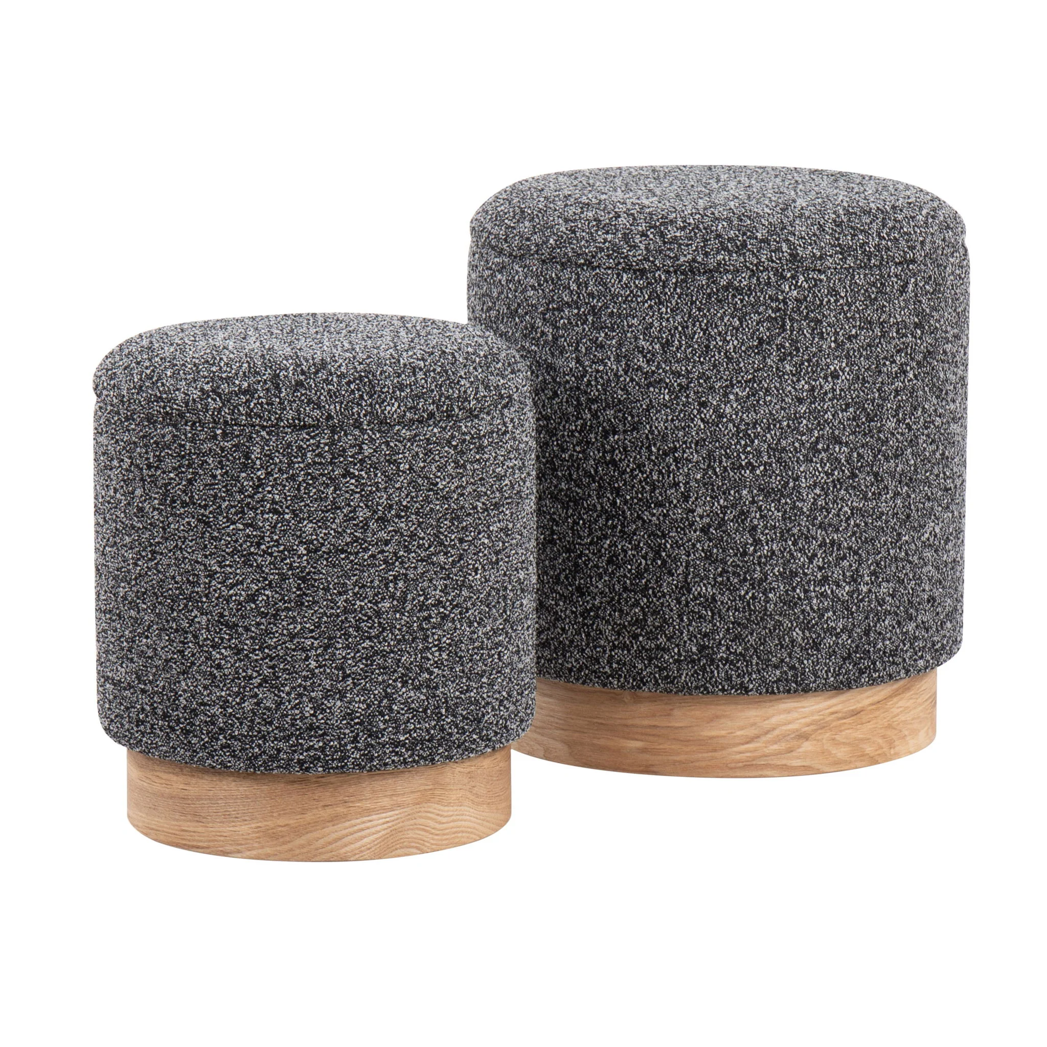 Marla - Contemporary, Nesting Ottoman Set - Image 2