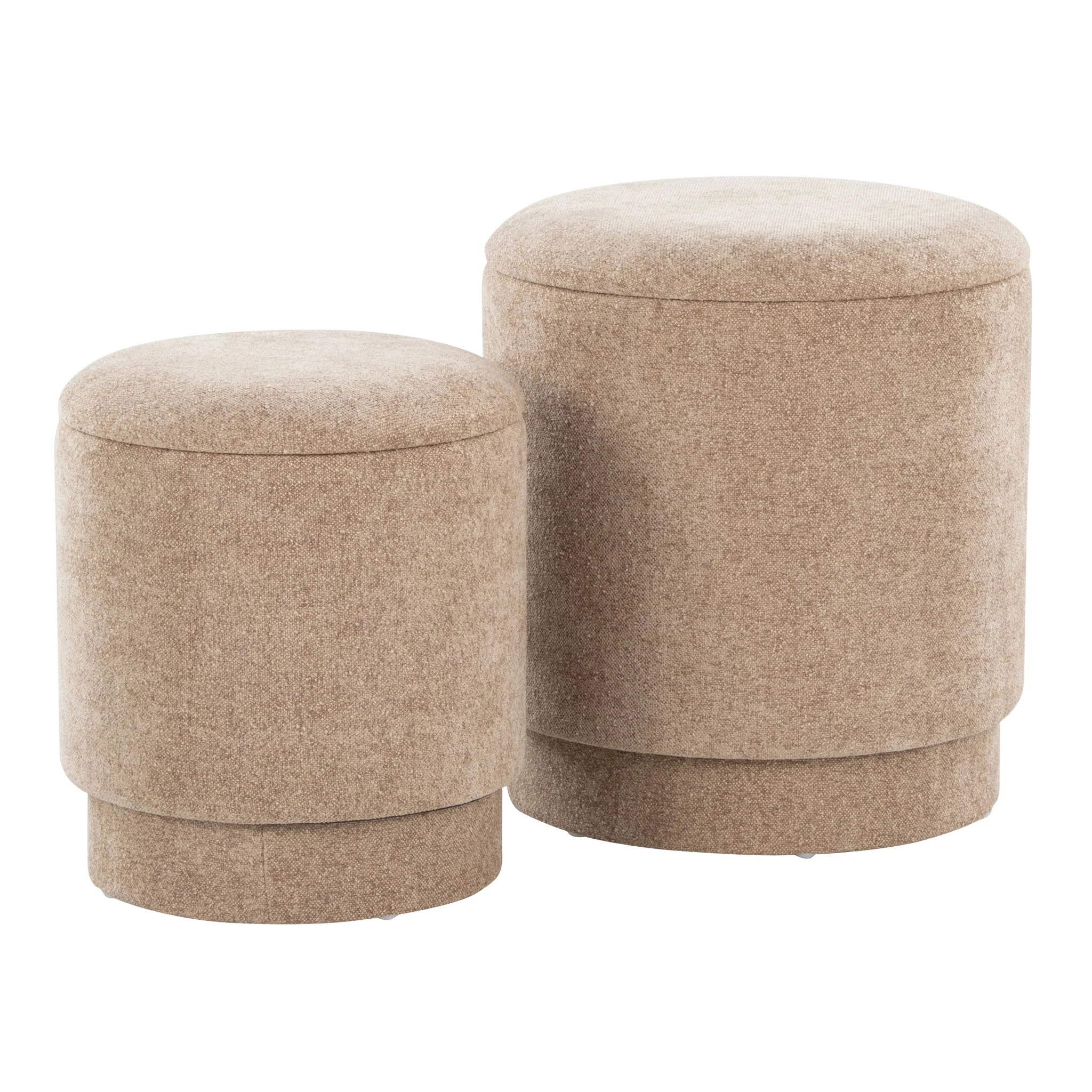 Marla - Upholste Contemporary Ottoman Set - Image 4