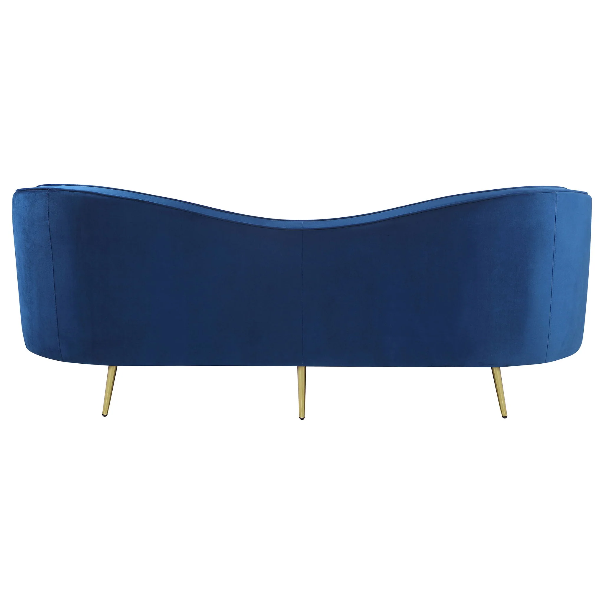 Marsden - Upholstered Recessed Arm Sofa - Blue - Image 7