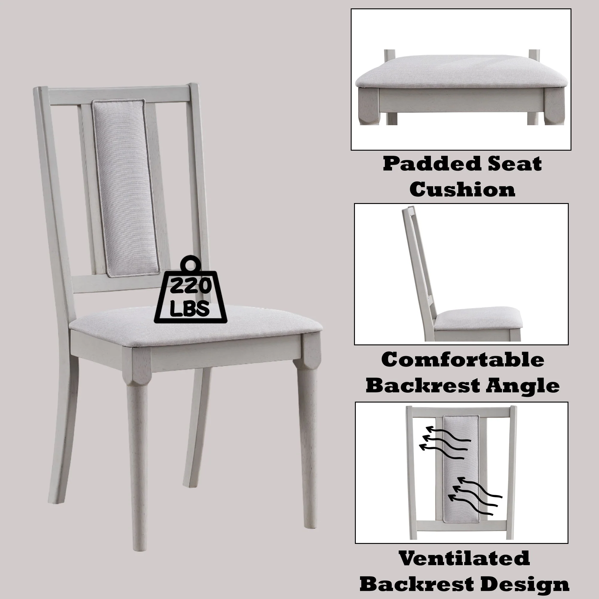Marta - Side Chair (Set of 2) - Beige / Natural - Image 4