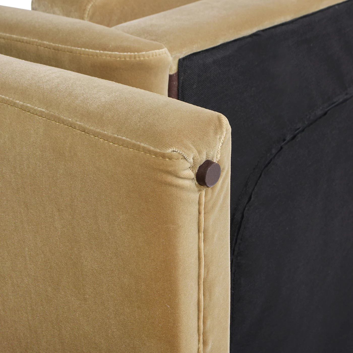 Mason - Arched Arm Sofa - Camel Brown Beige - Image 2