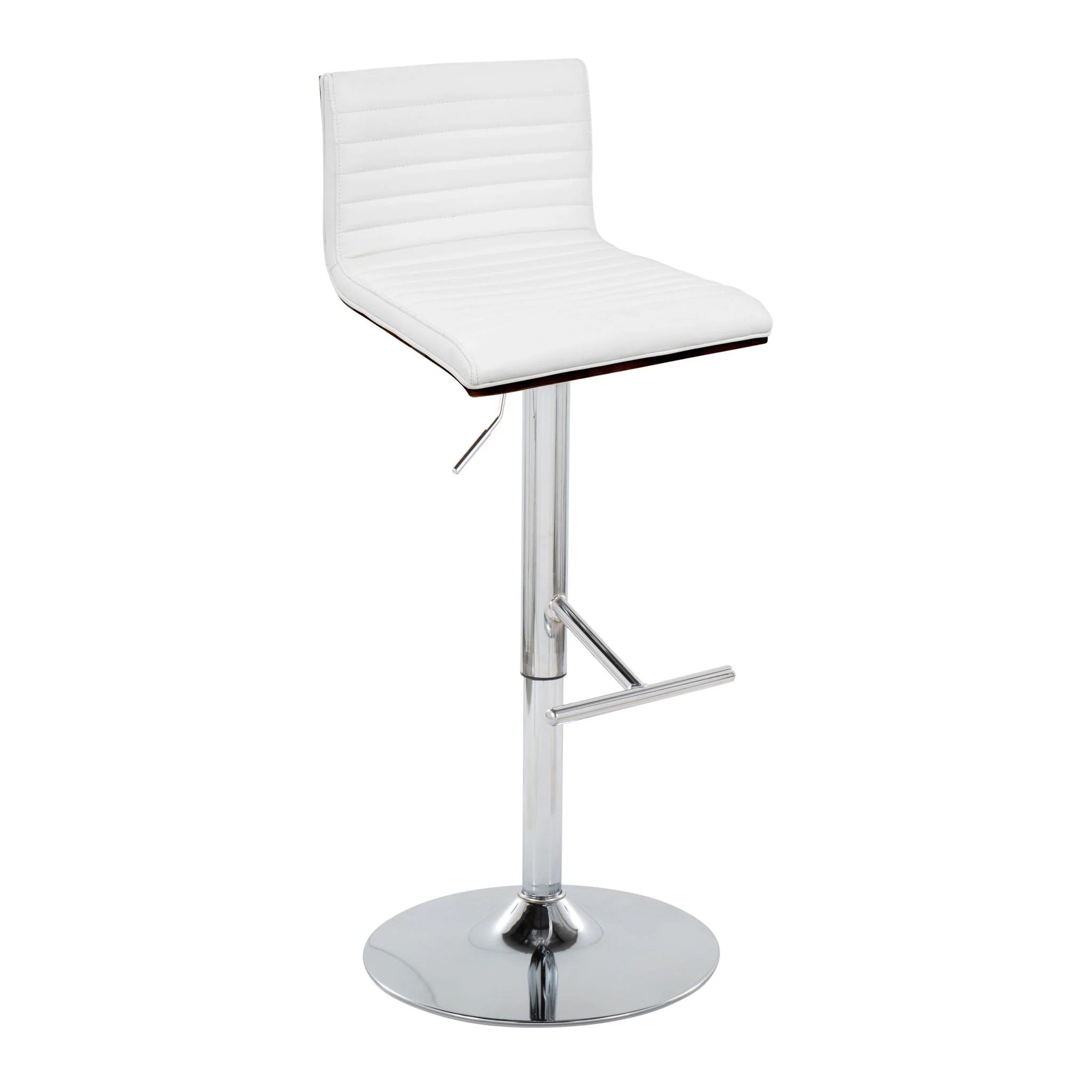 Mason - Contemporary Adjustable Barstool & Swivel With Straight T Footrest (Set of 2) - Image 11