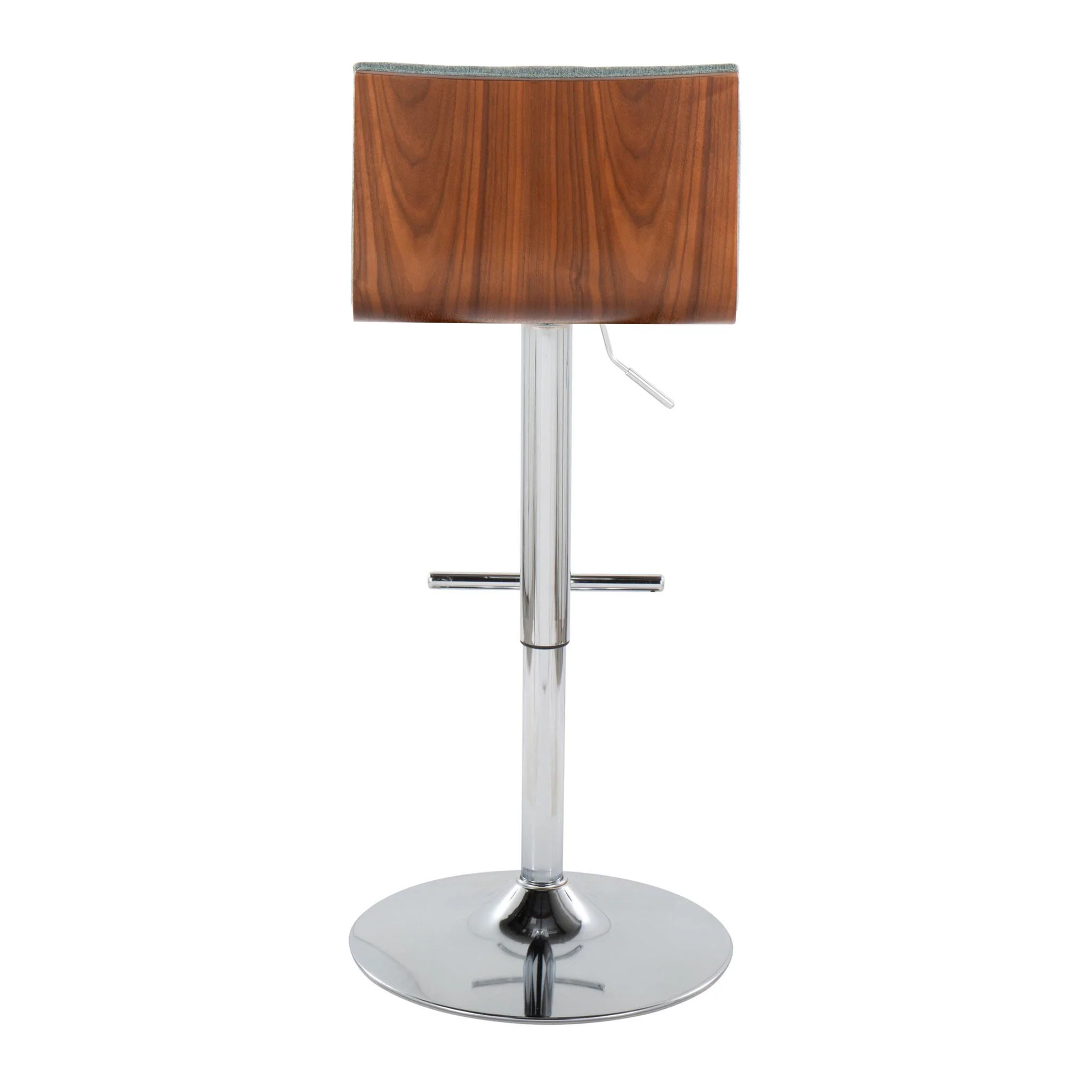 Mason - Contemporary Adjustable Barstool & Swivel With Straight T Footrest (Set of 2) - Image 5