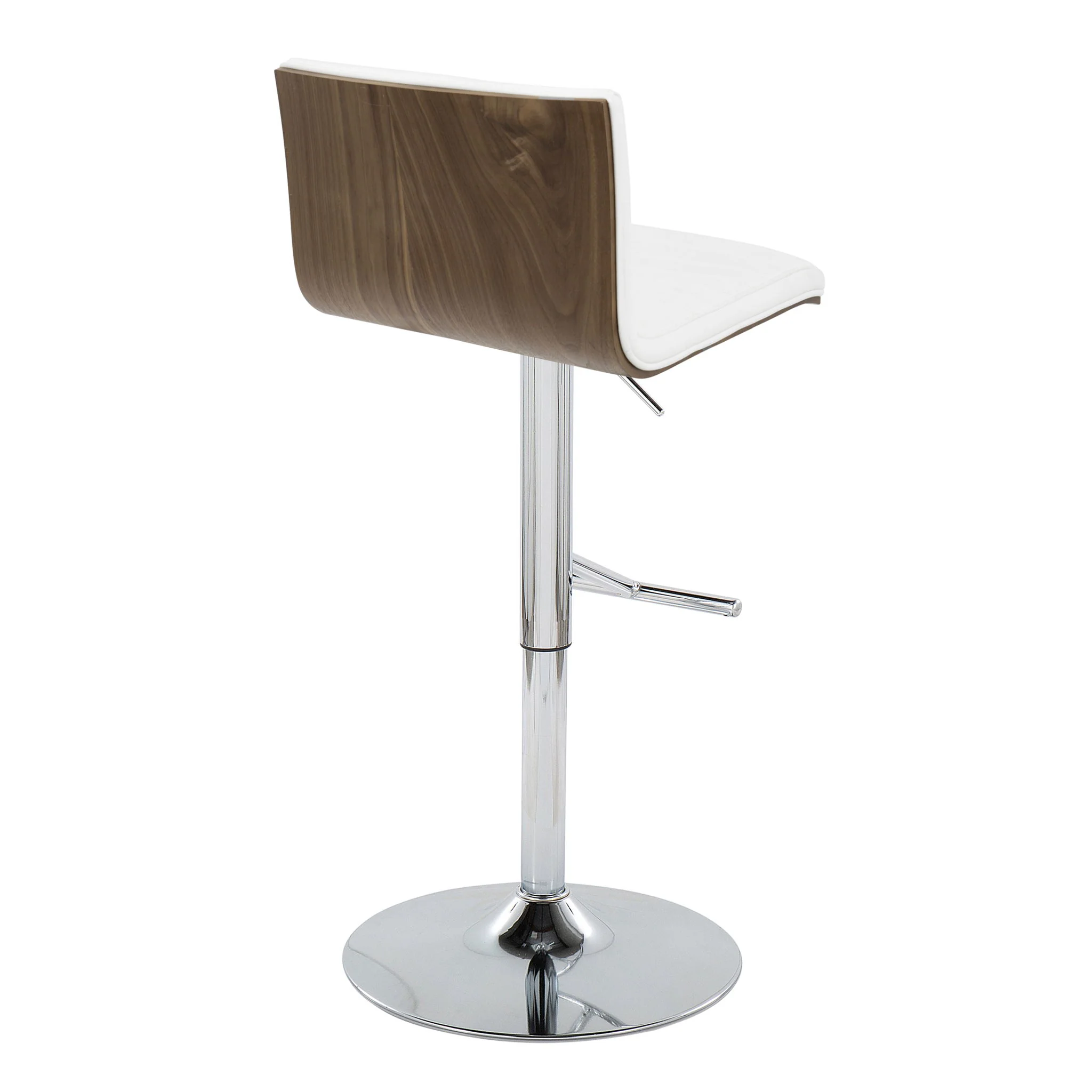 Mason - Contemporary Adjustable Barstool & Swivel With Straight T Footrest (Set of 2) - Image 8
