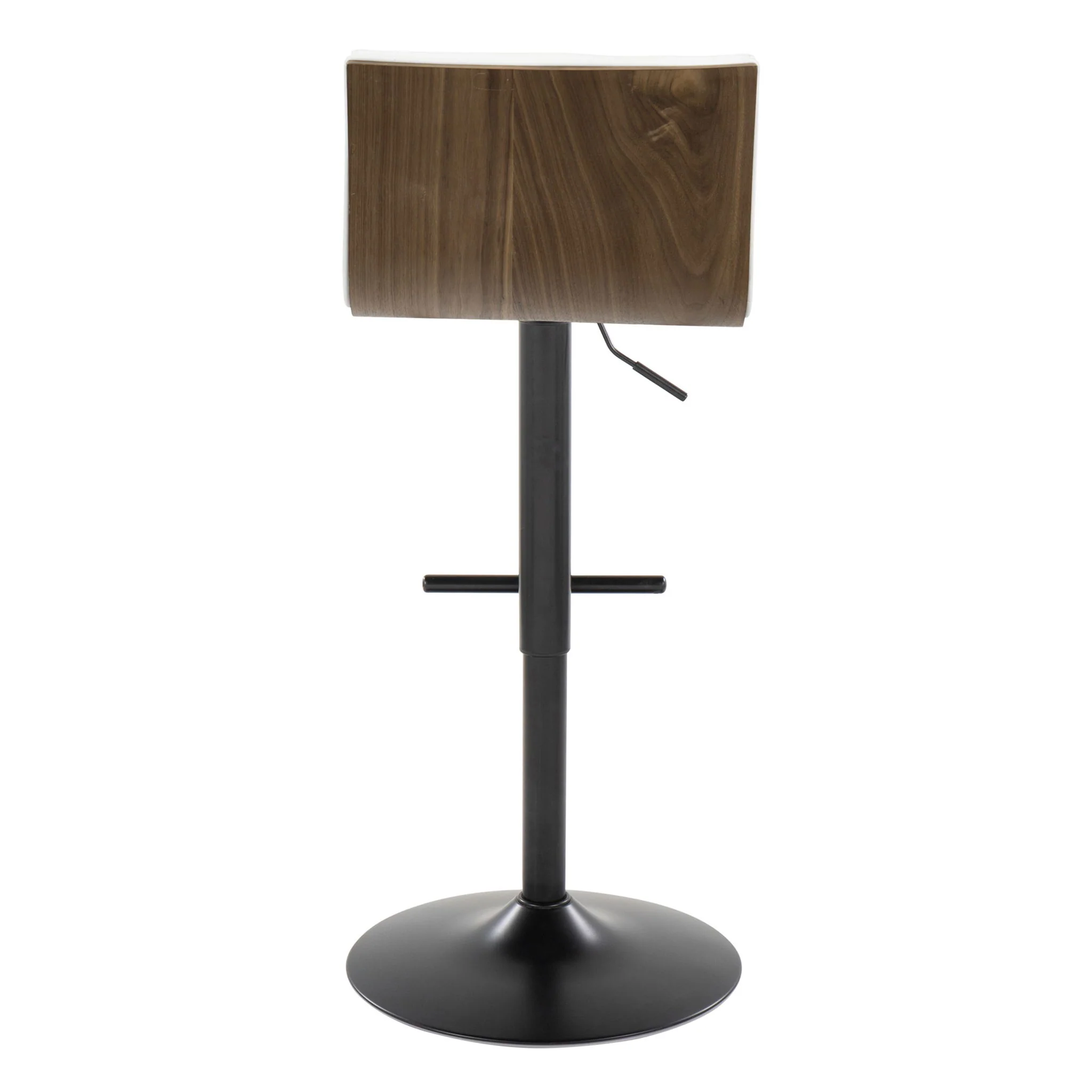 Mason - Contemporary Adjustable Barstool With Swivel With Straight T Footrest (Set of 2) - Image 5