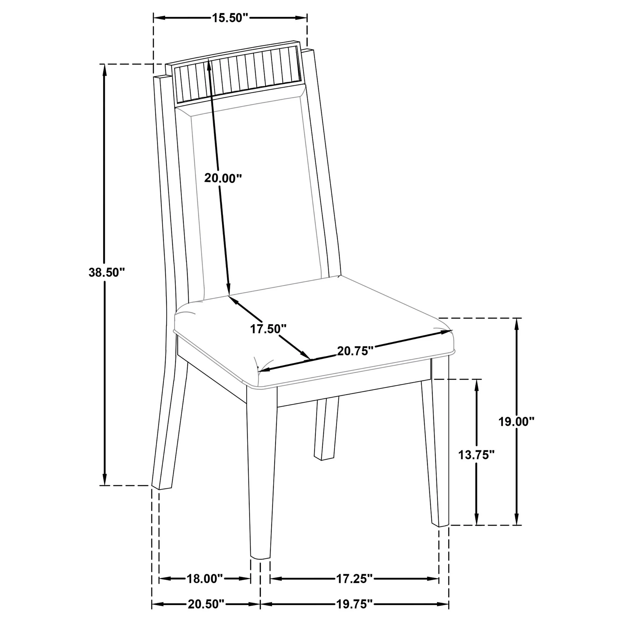 Mason - Dining Side Chair (Set of 2) - Black - Image 7