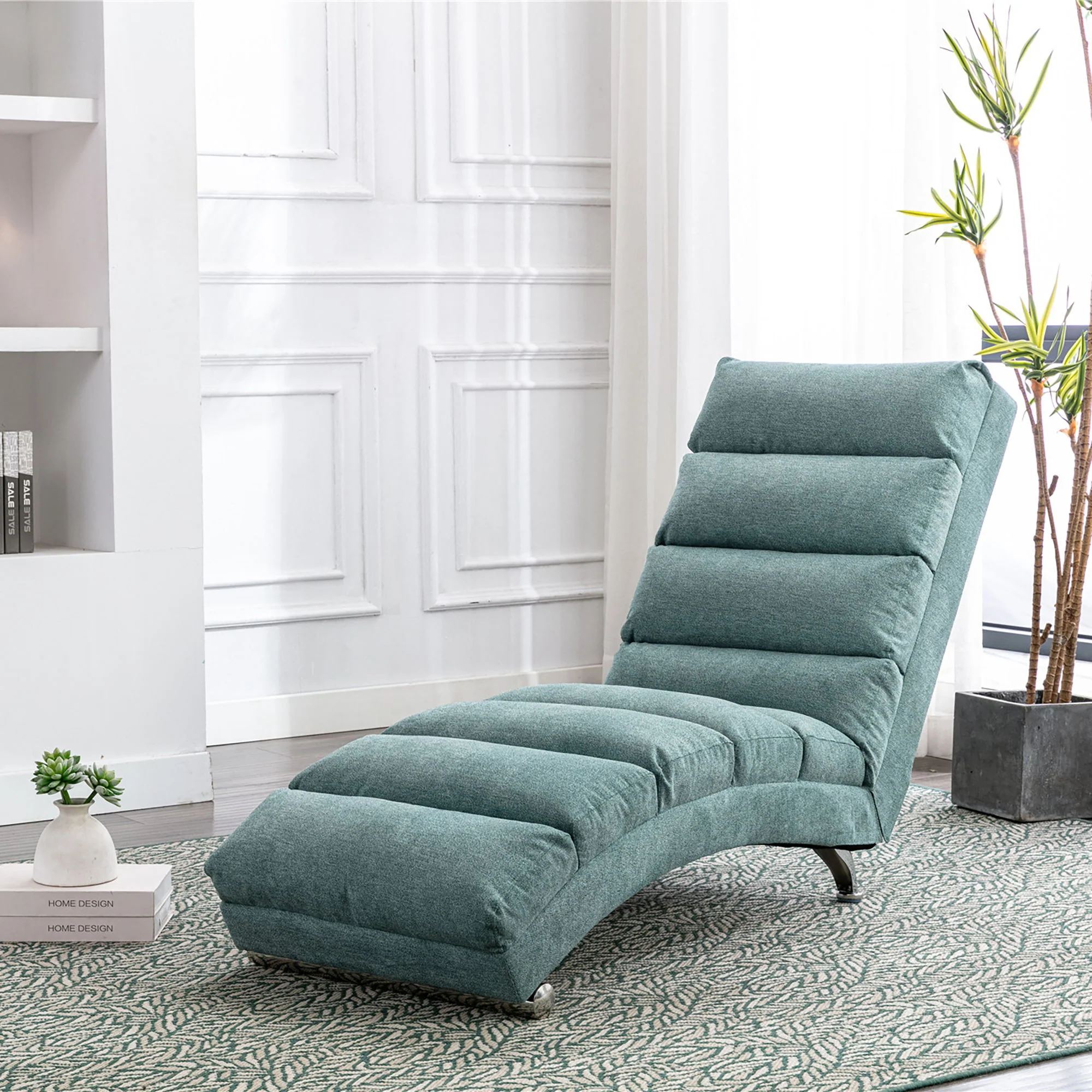 Massage Chaise Lounge Indoor With Remote Control, Ergonomic Electric Massage Lounger - Image 65