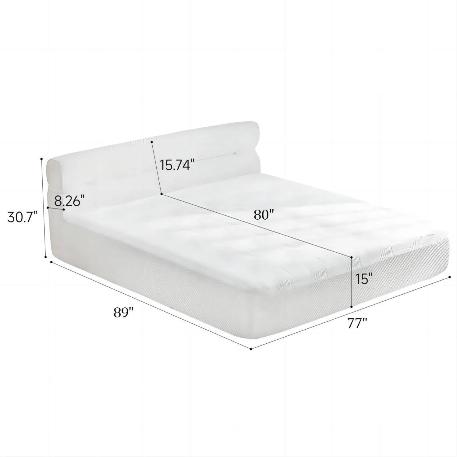 Mattress & Bed Frame With Cool, Pressure Relief, Motion Isolation - Image 8