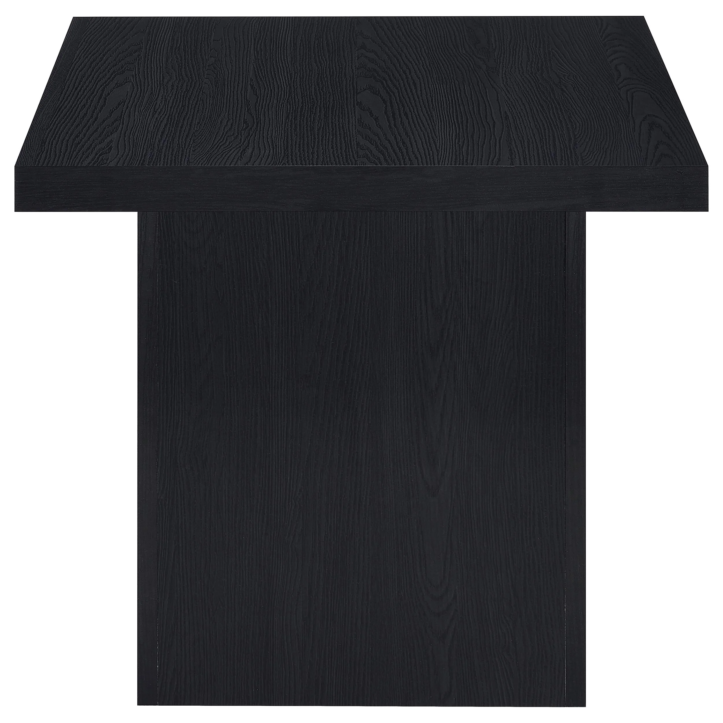 Max 2-Piece Rectangular Coffee and End Table Set Black - Image 8