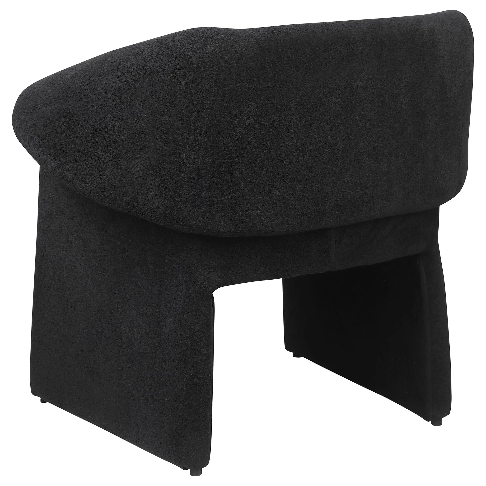 Mcdonald - Upholstered Sloped Arm Accent Chair - Black - Image 3