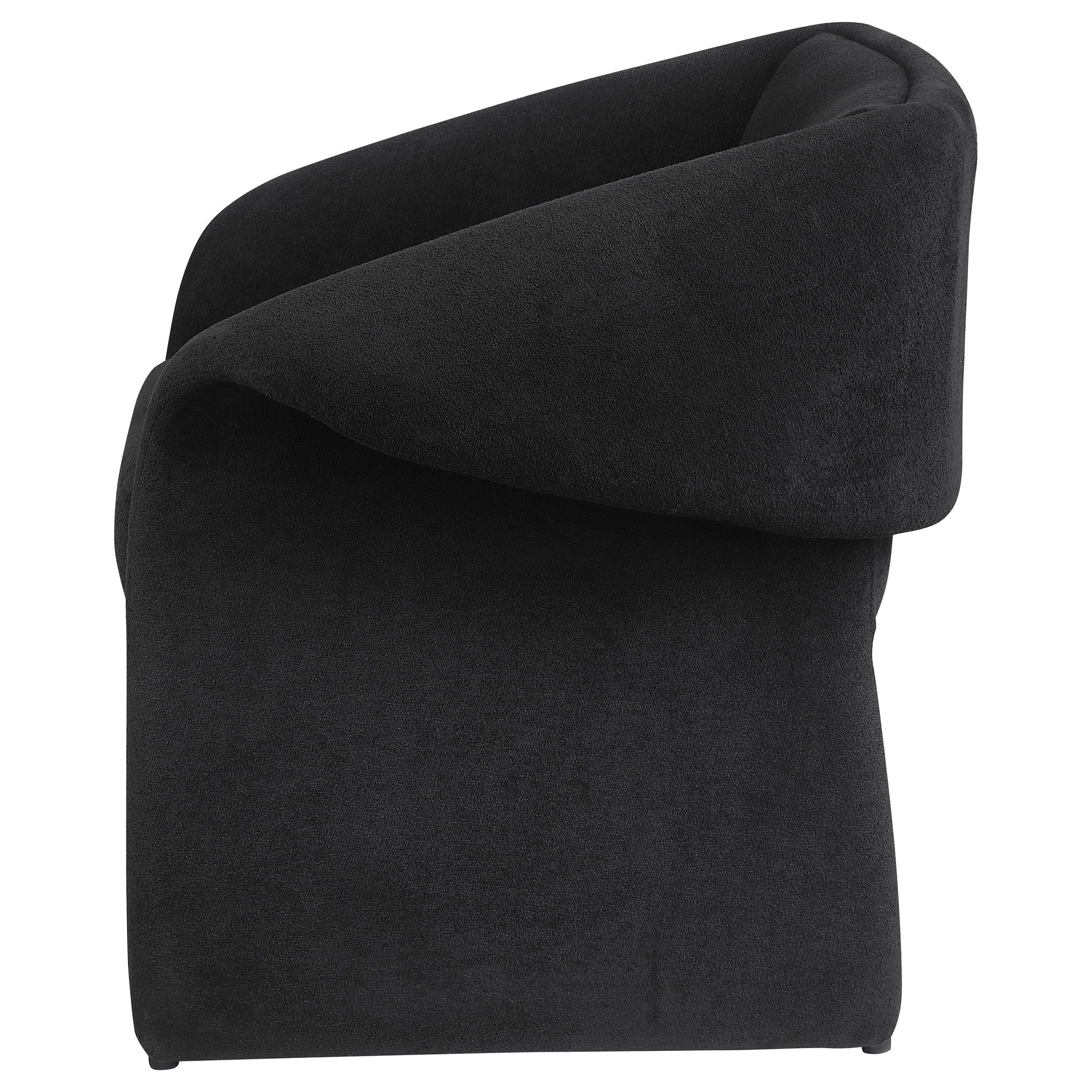Mcdonald - Upholstered Sloped Arm Accent Chair - Black - Image 4