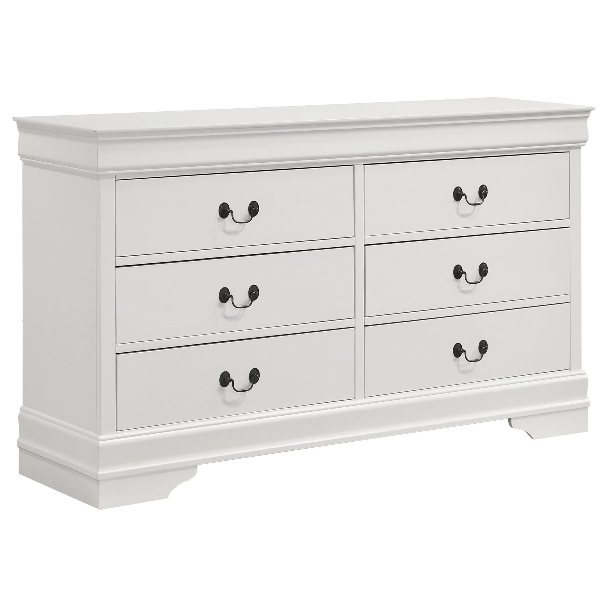 Mckee - 4 Piece Queen Bedroom Set, Includes Bed, Nightstand, Dresser And Mirror - White - Image 8