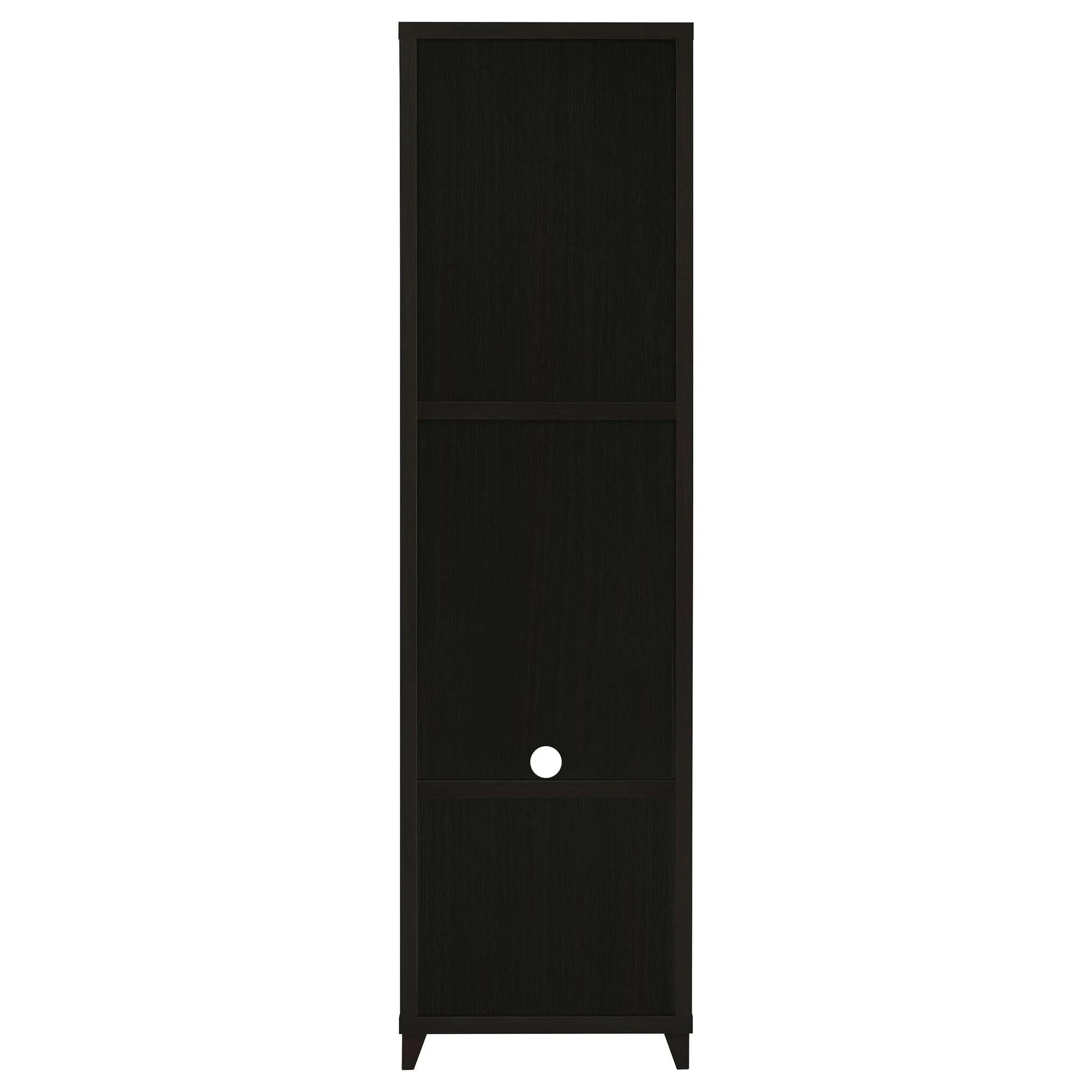 Media Tower With And Drawer With Adjustable Shelves Handles - Brown - Image 2