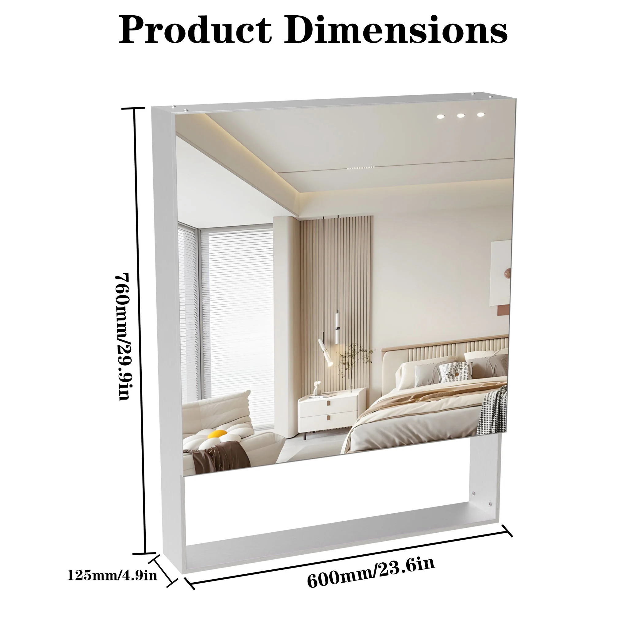 Medicine Cabinet With Mirror For Bathroom - Image 10