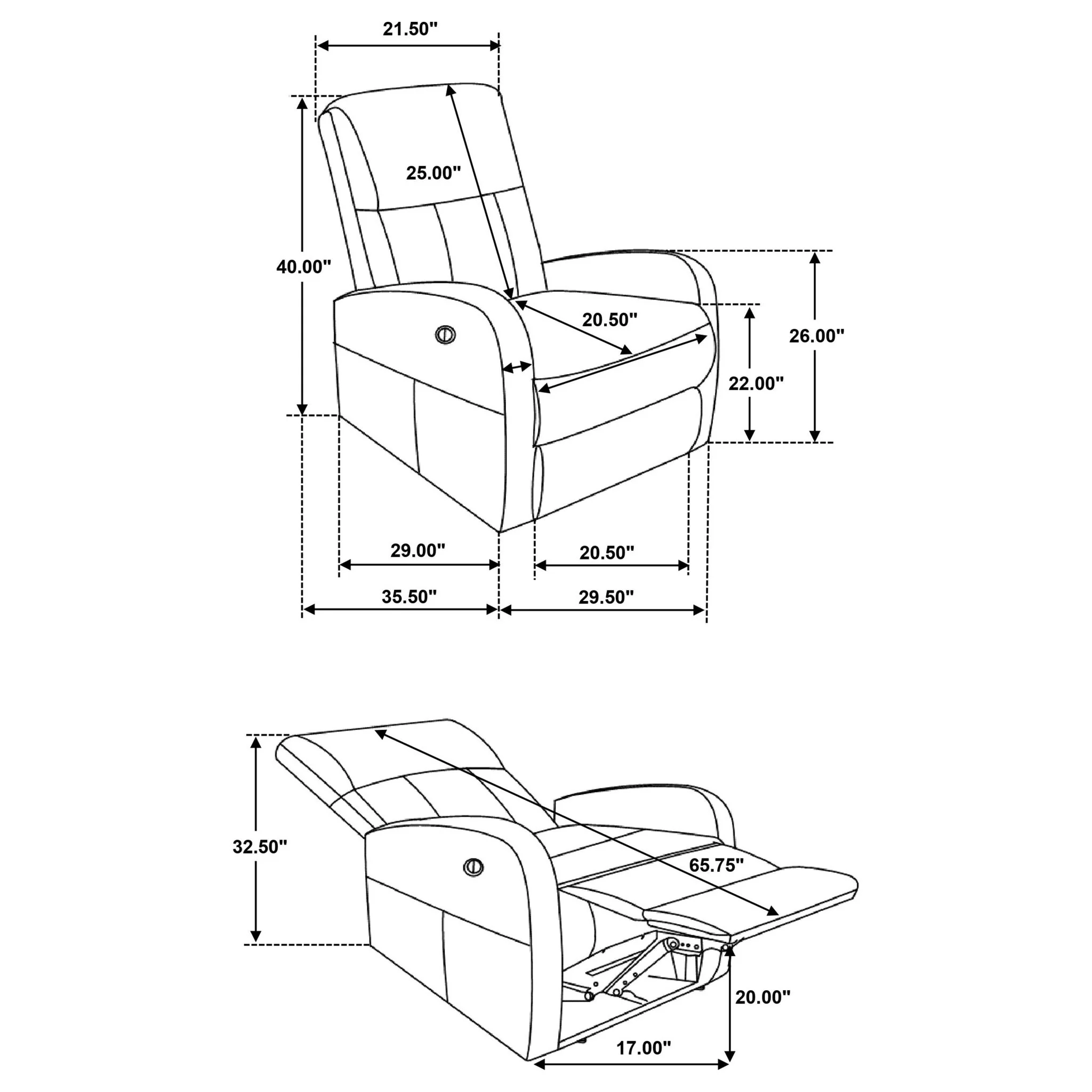 Meglia - Power Recliner Chair - Image 14