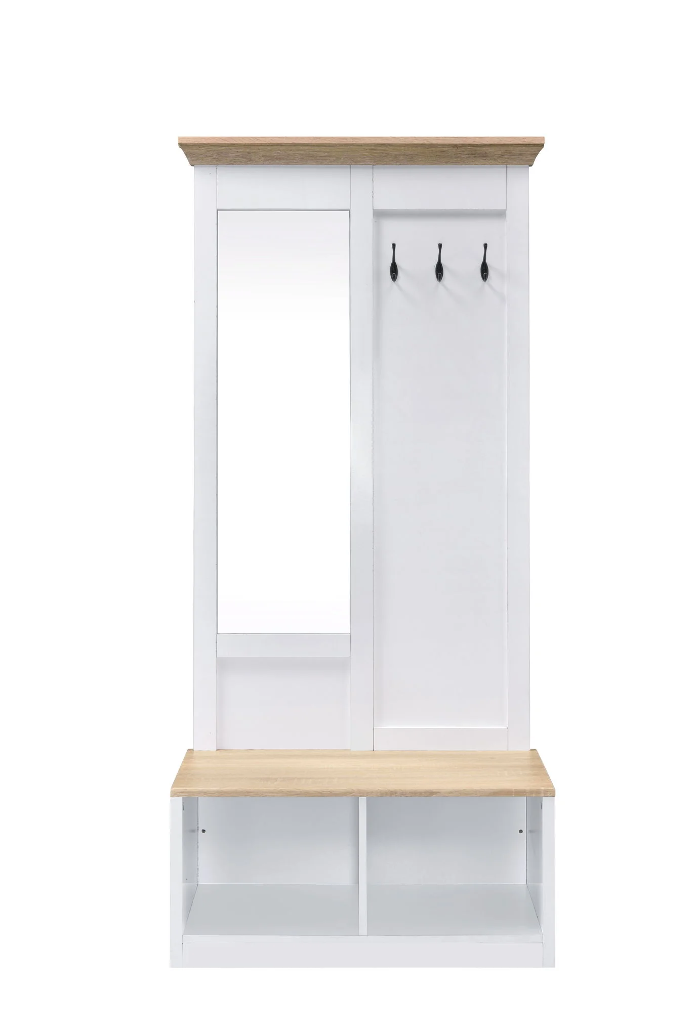 Melati - Hall Tree - Light Oak / White - Image 3