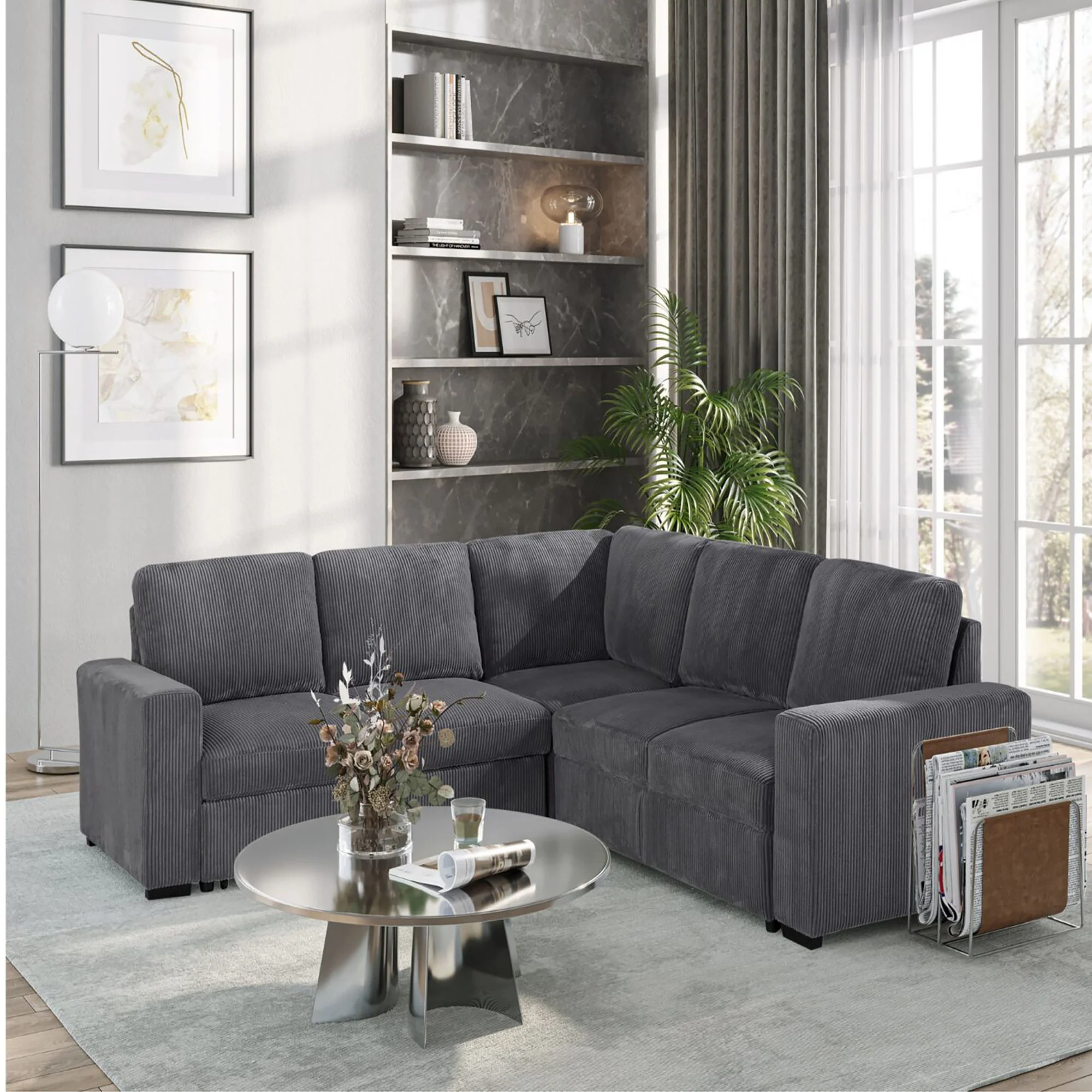 Melody - Contemporary Design Sectional Sofa - Image 12