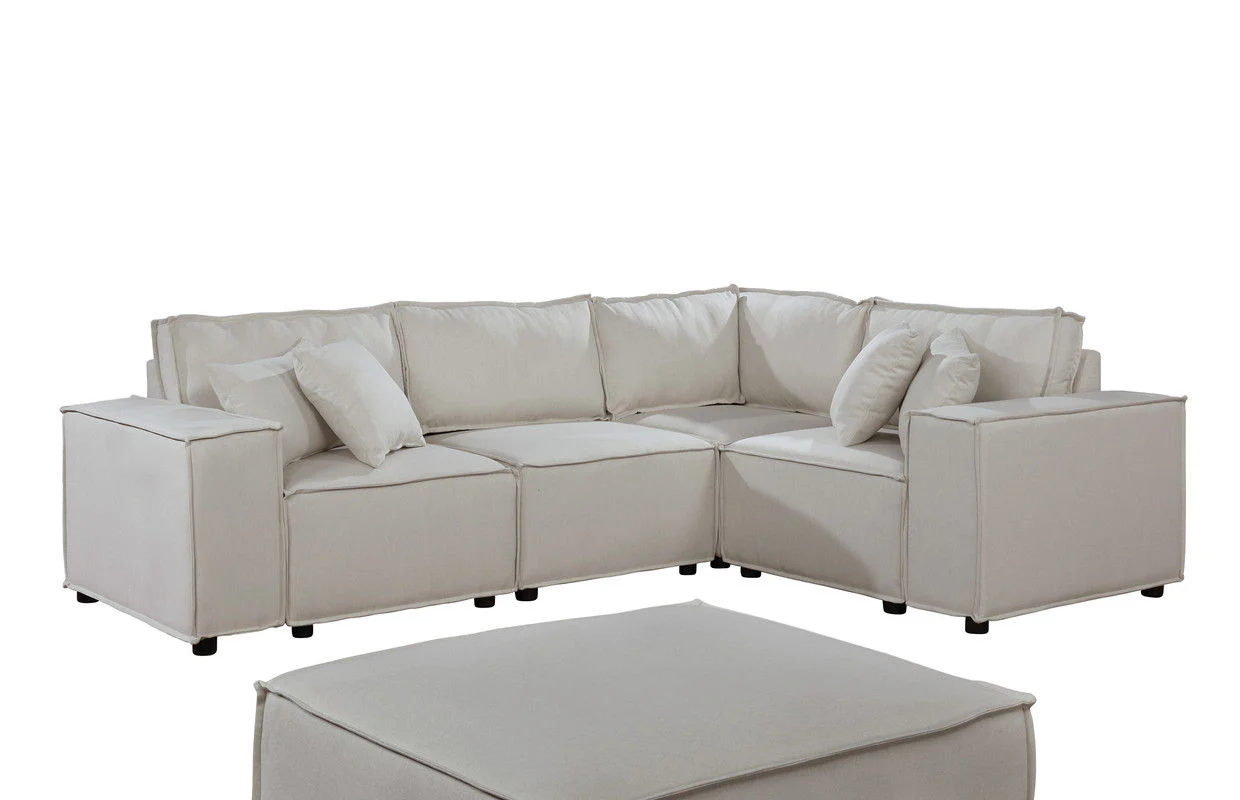 Melrose - Modular Sectional Sofa With Ottoman - Image 4