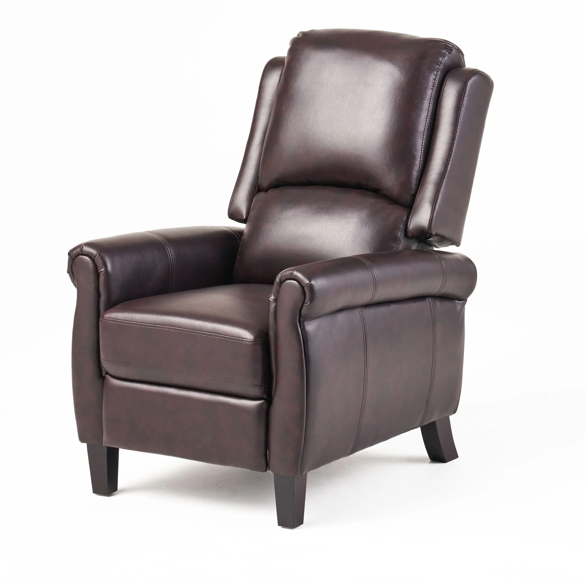 Memphis - Standard Recliner Club Chair - Burgundy - Image 4
