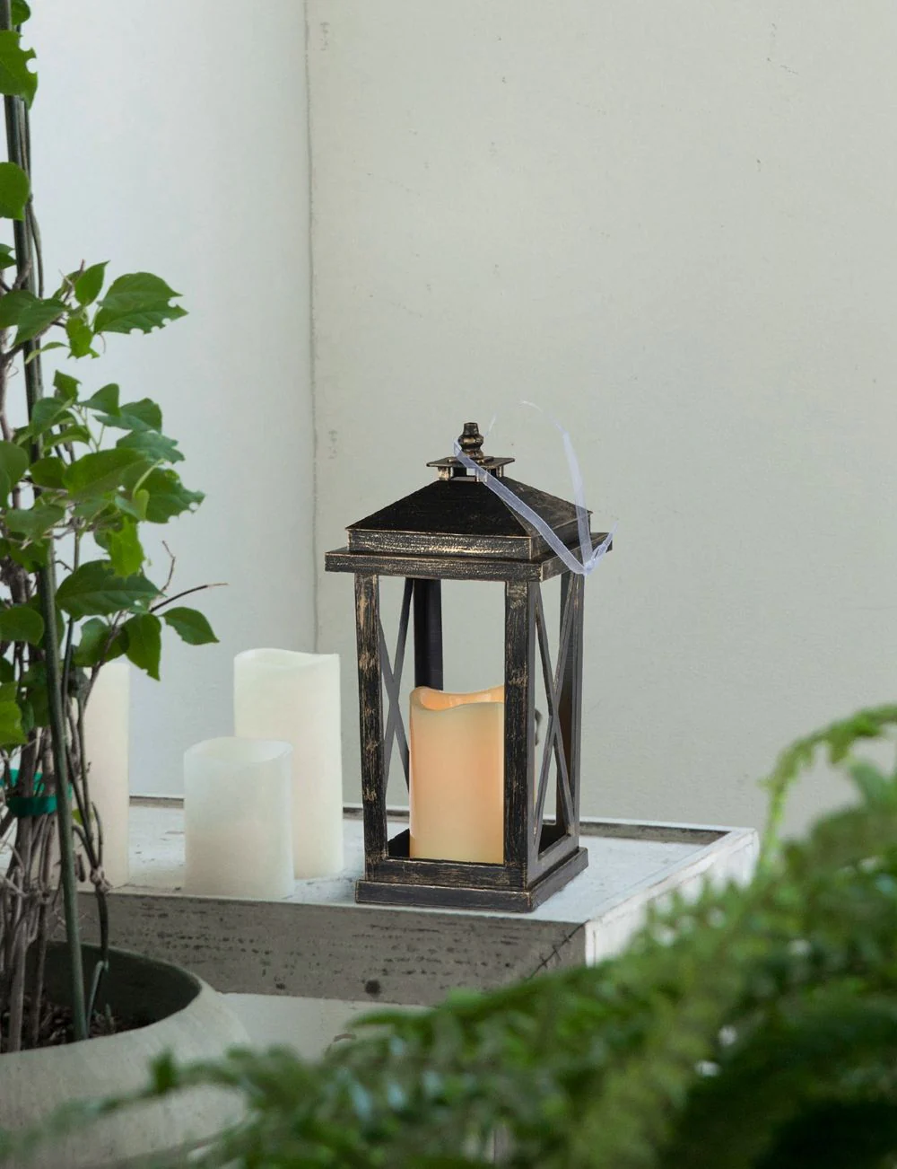 Menifee - Lantern With Led Candle (Set of 2) - Image 3