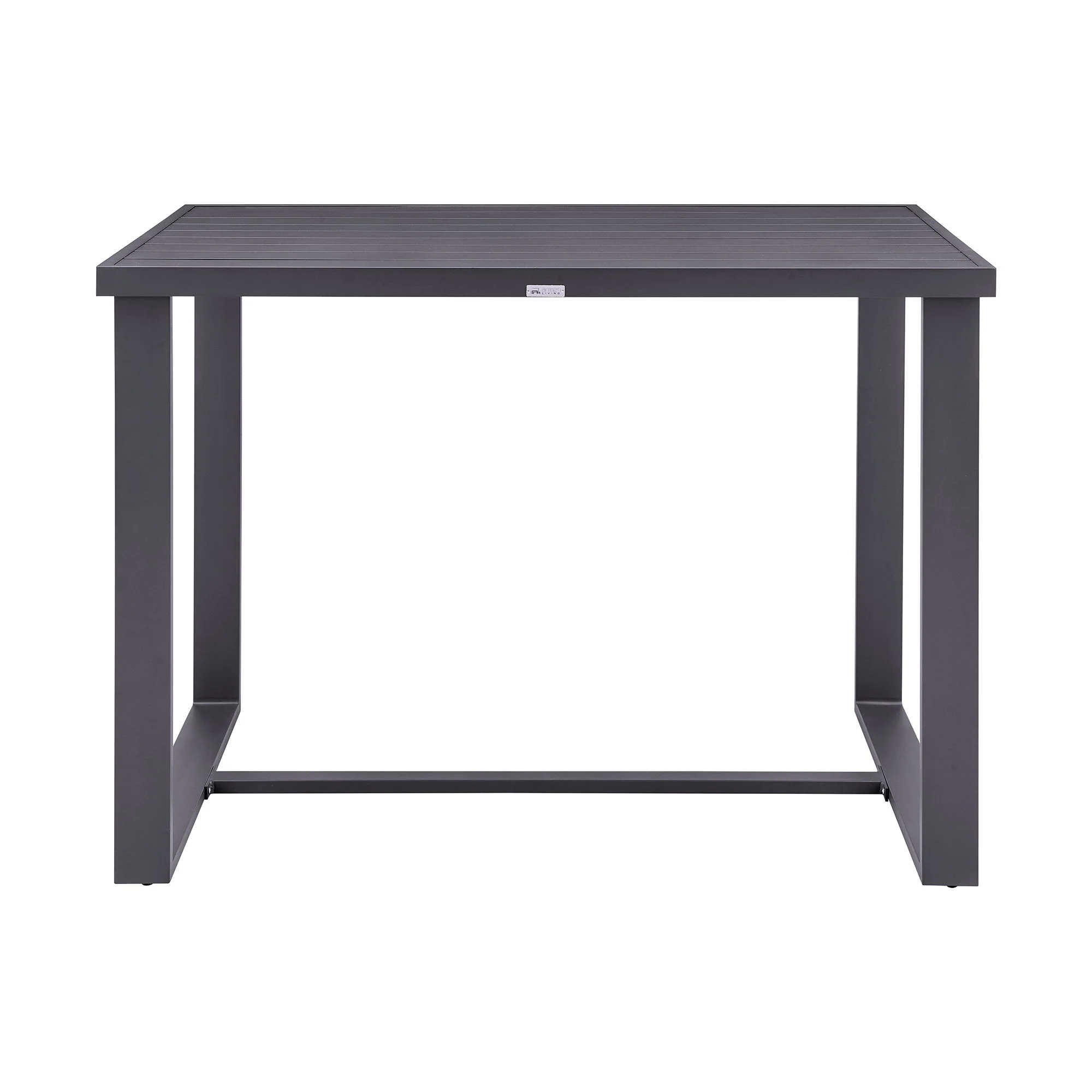 Menorca - Outdoor Patio Bar Height Dining Table - Aluminum