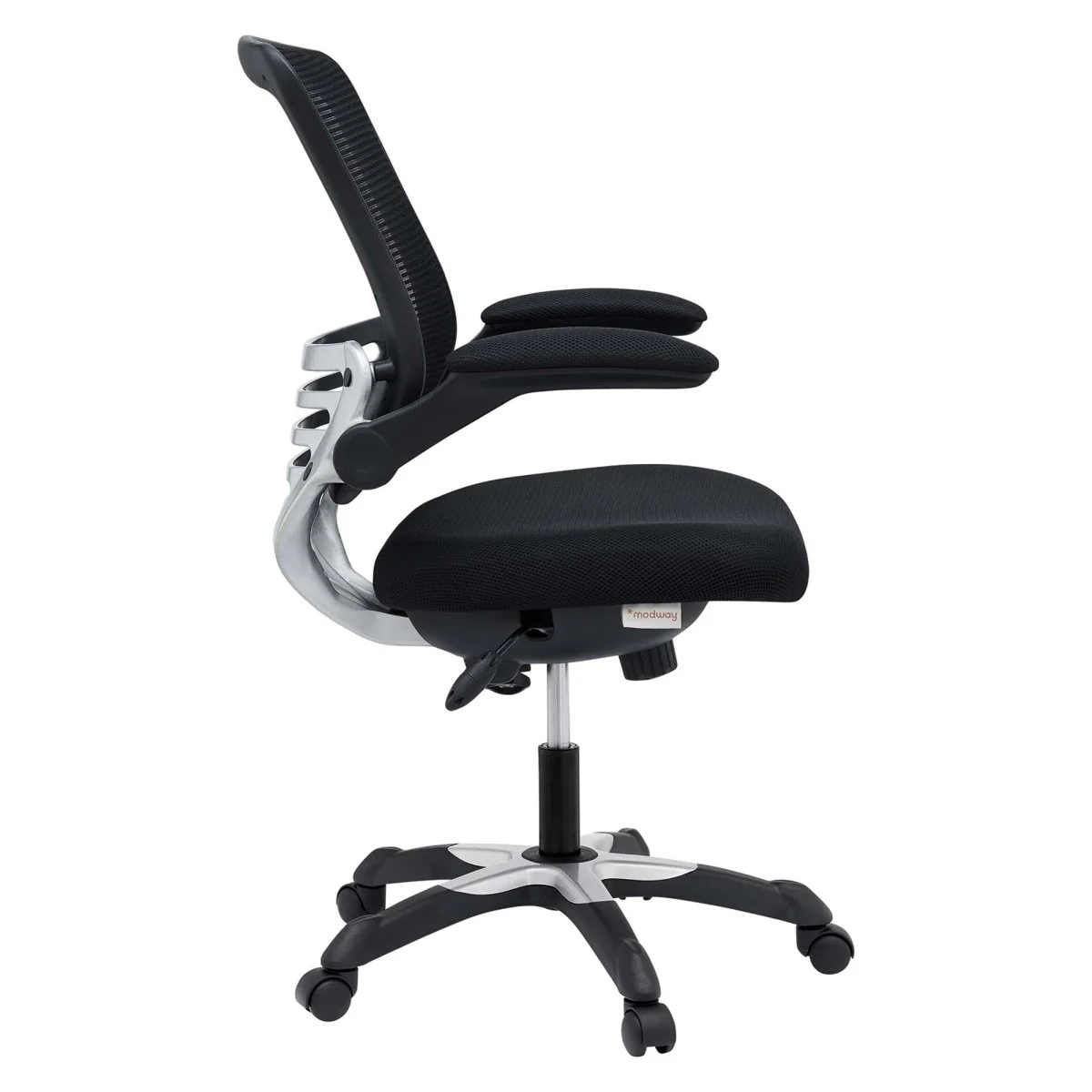 Mesh Office Chair with Flip-Up Arms – Breathable Mesh Midback, Swivel Base - Image 11