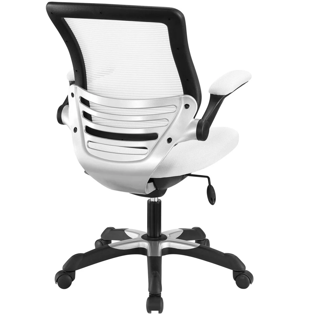 Mesh Office Chair with Flip-Up Arms – Breathable Mesh Midback, Swivel Base - Image 5