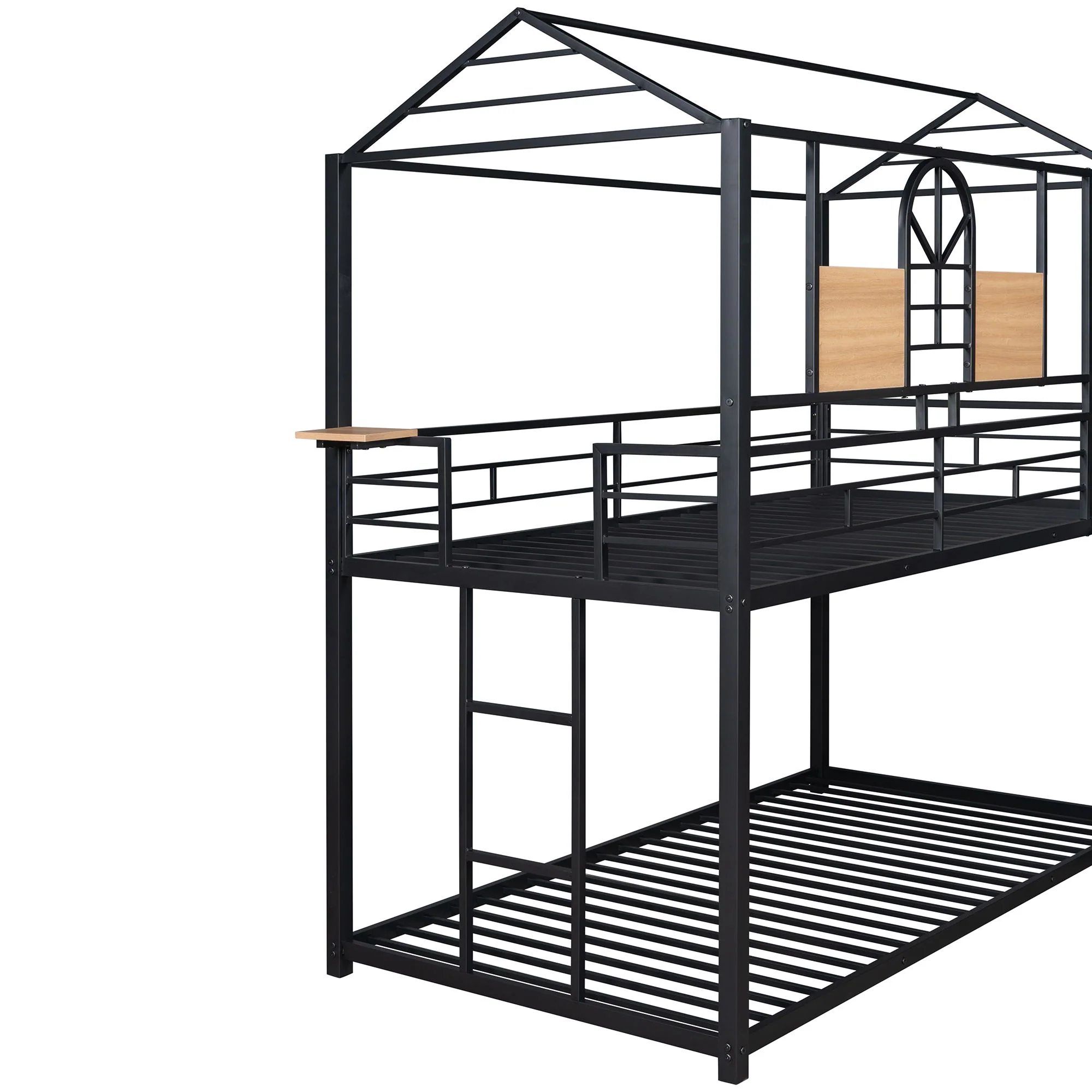 Metal Bunk Bed, Metal Housebed With Slide - Image 4