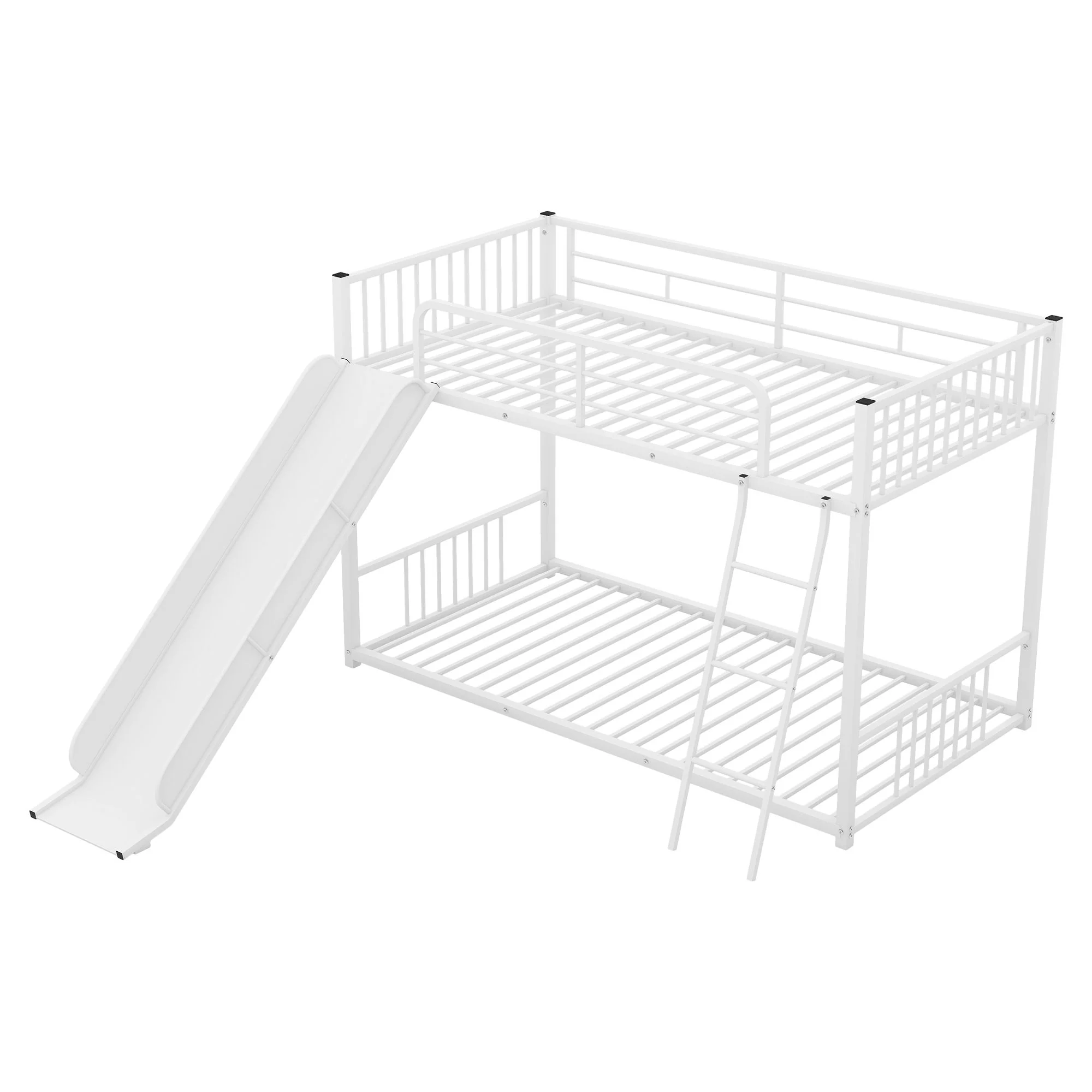Metal Bunk Bed With Slide, Durable Steel Frame - Image 17