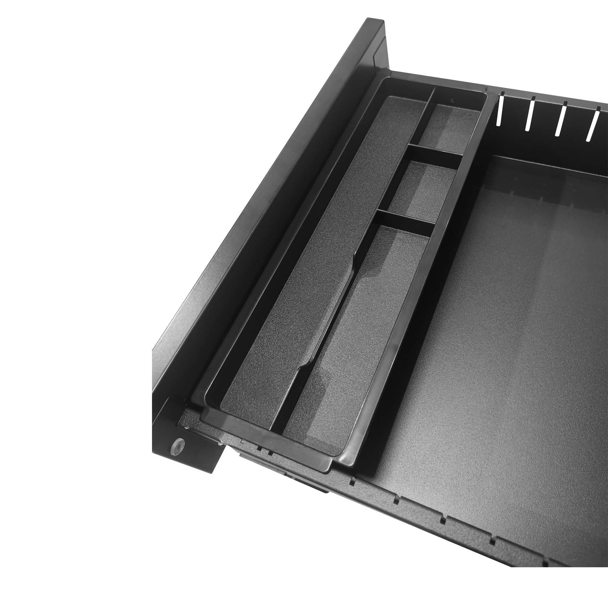 Metal Drawer Mobile File Cabinet With Lock For Home Office Organizer - Image 12