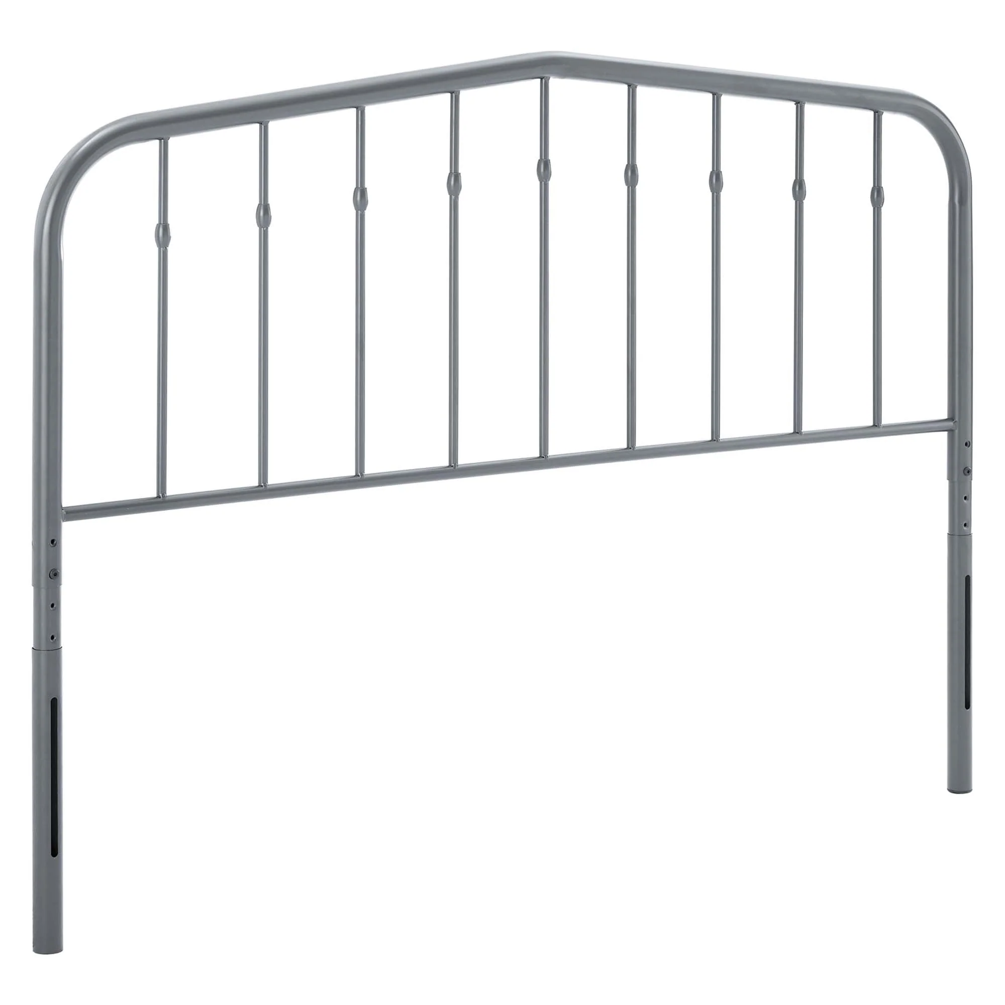 Metal Headboard with Arched Spindle Design - Image 11