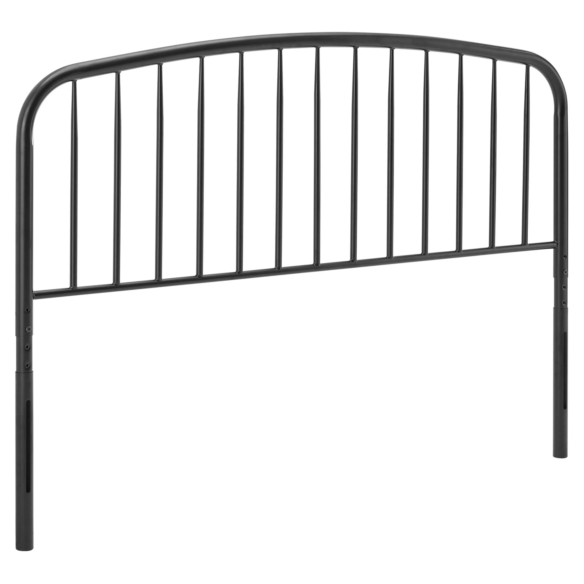 Metal Headboard with Arched Spindle Design - Image 5