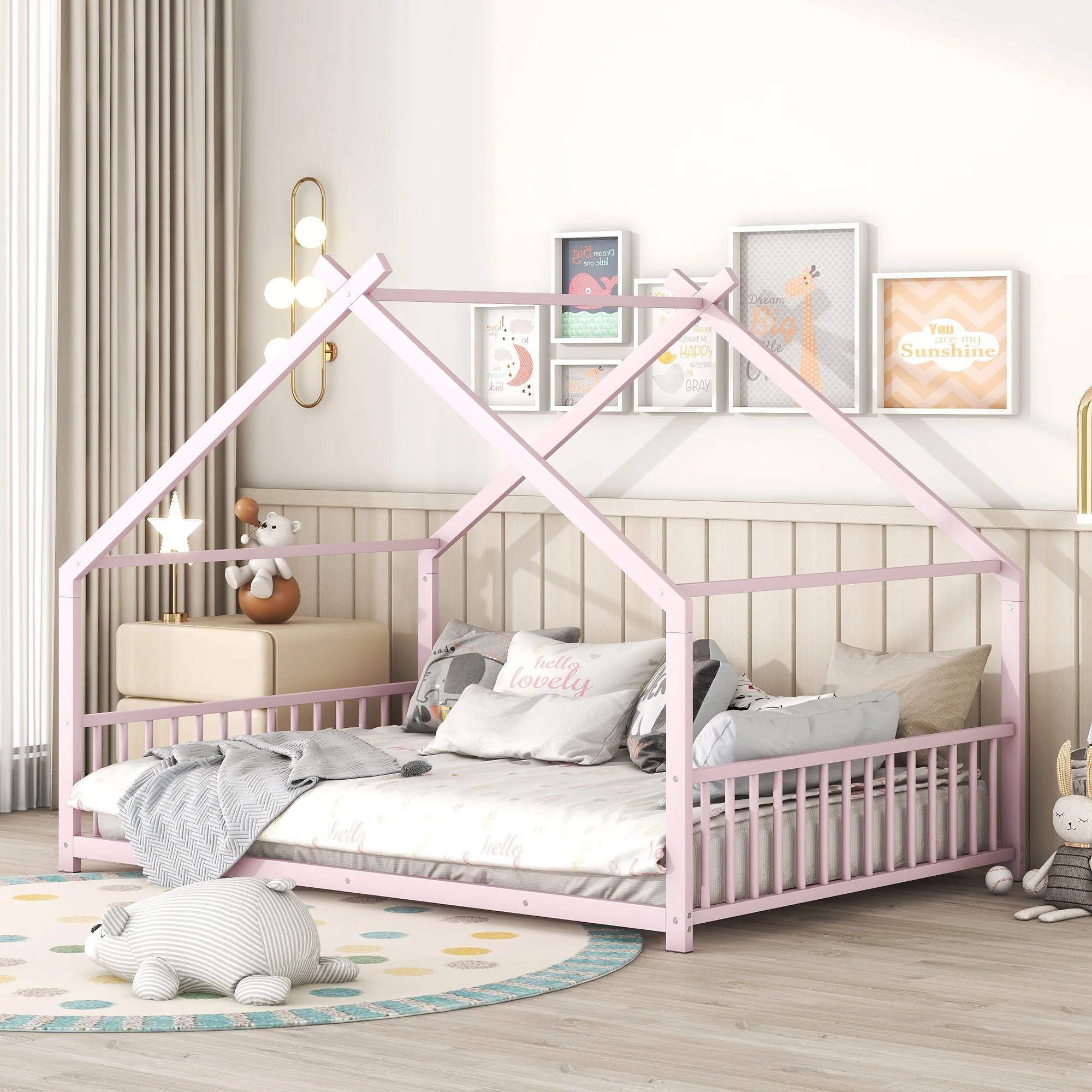Metal House Bed - Image 2