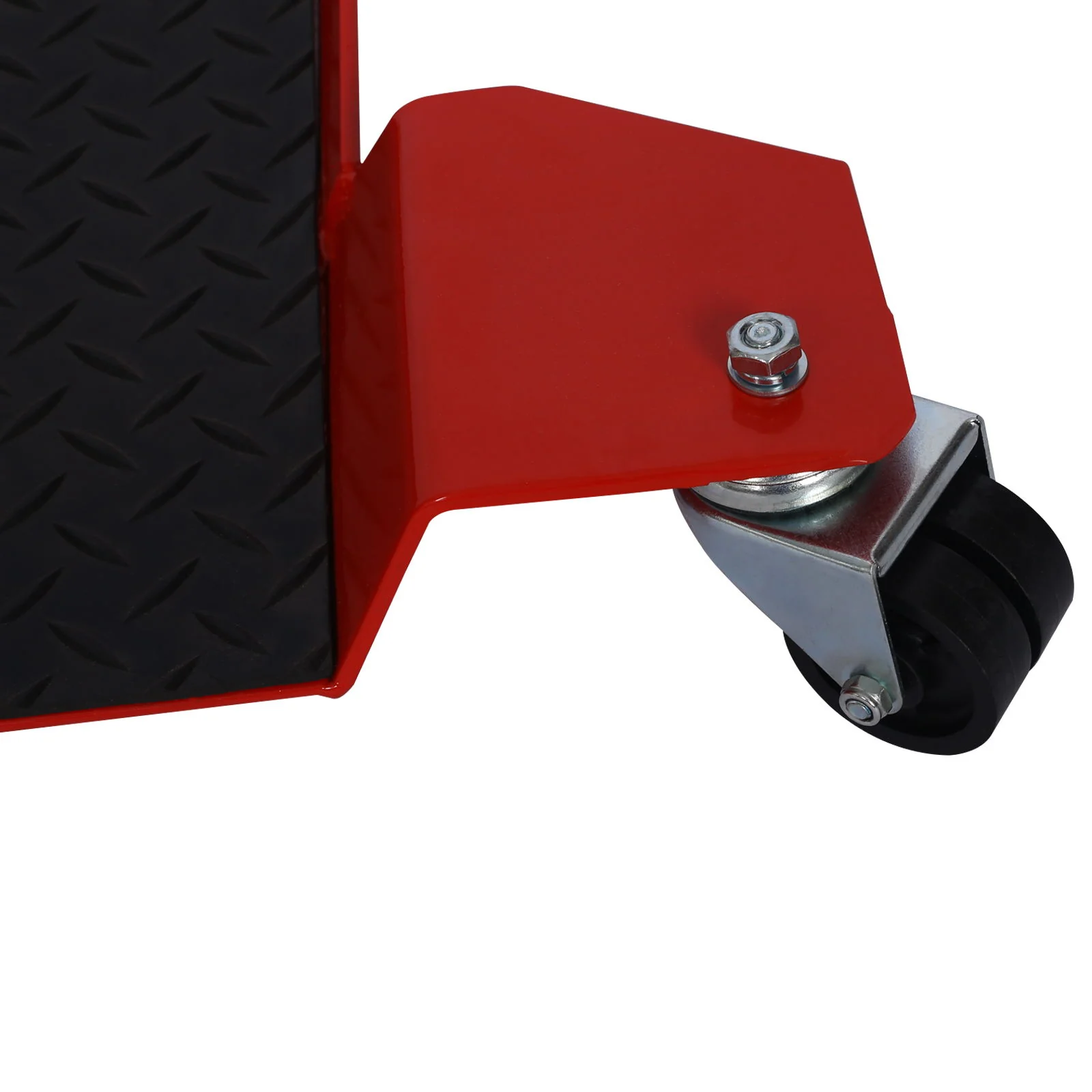 Metal Motorcycle Center Stand Move Dolly For Easy Bike Moving - Red - Image 5