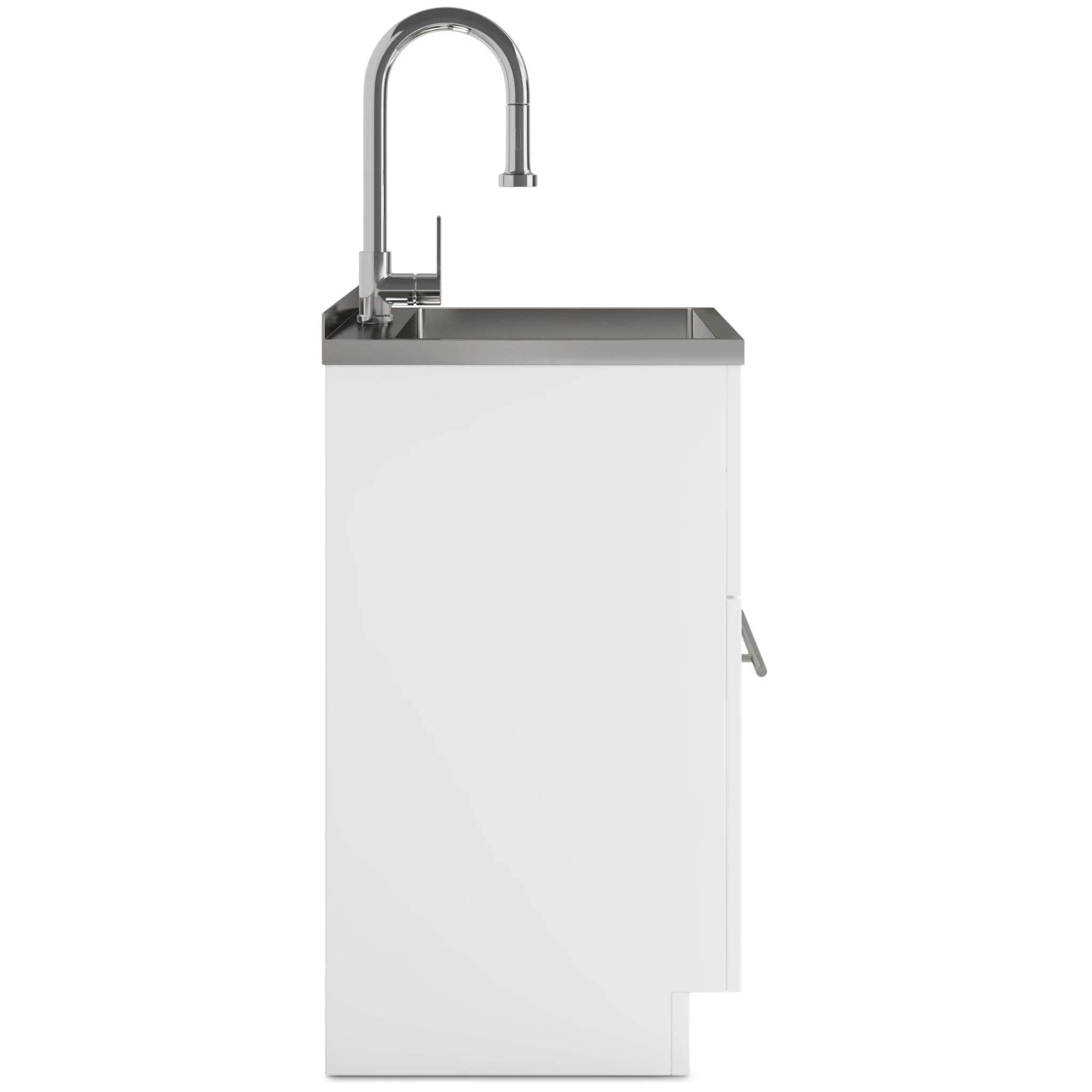 Metro - Laundry Cabinet & Faucet And Stainless Steel Sink - Image 11