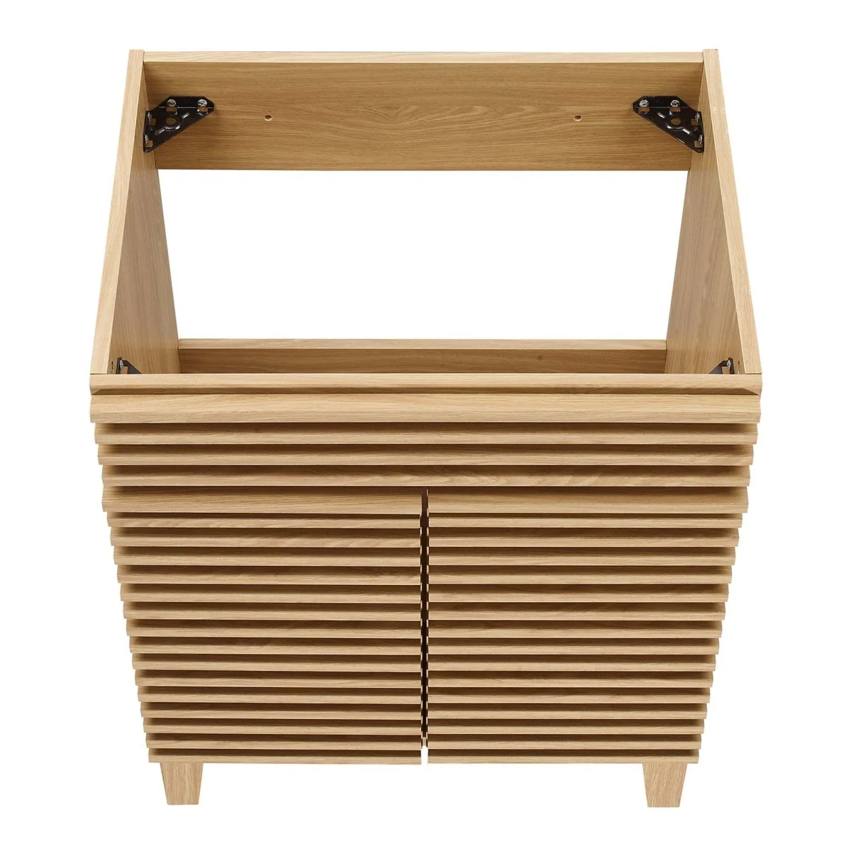 Mid-Century Bathroom Vanity Cabinet — Compact Modern Vanity Storage Cabinet - Image 21
