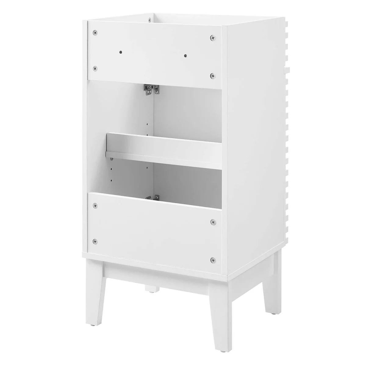 Mid-Century Bathroom Vanity Cabinet — Compact Modern Vanity Storage Cabinet - Image 59