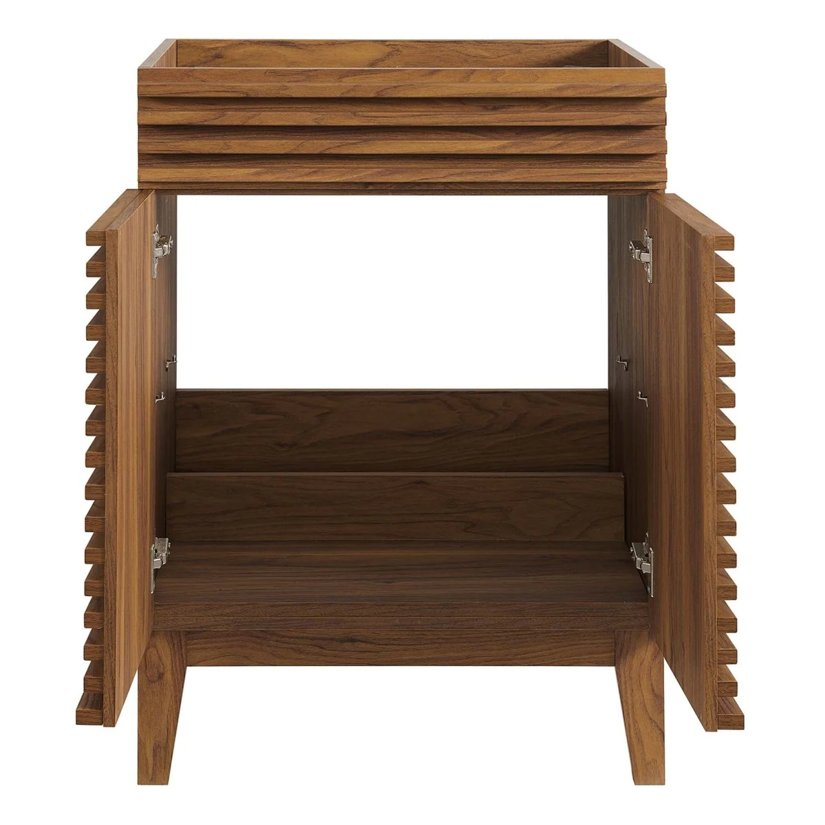 Mid-Century Bathroom Vanity Cabinet — Compact Modern Vanity Storage Cabinet - Image 6
