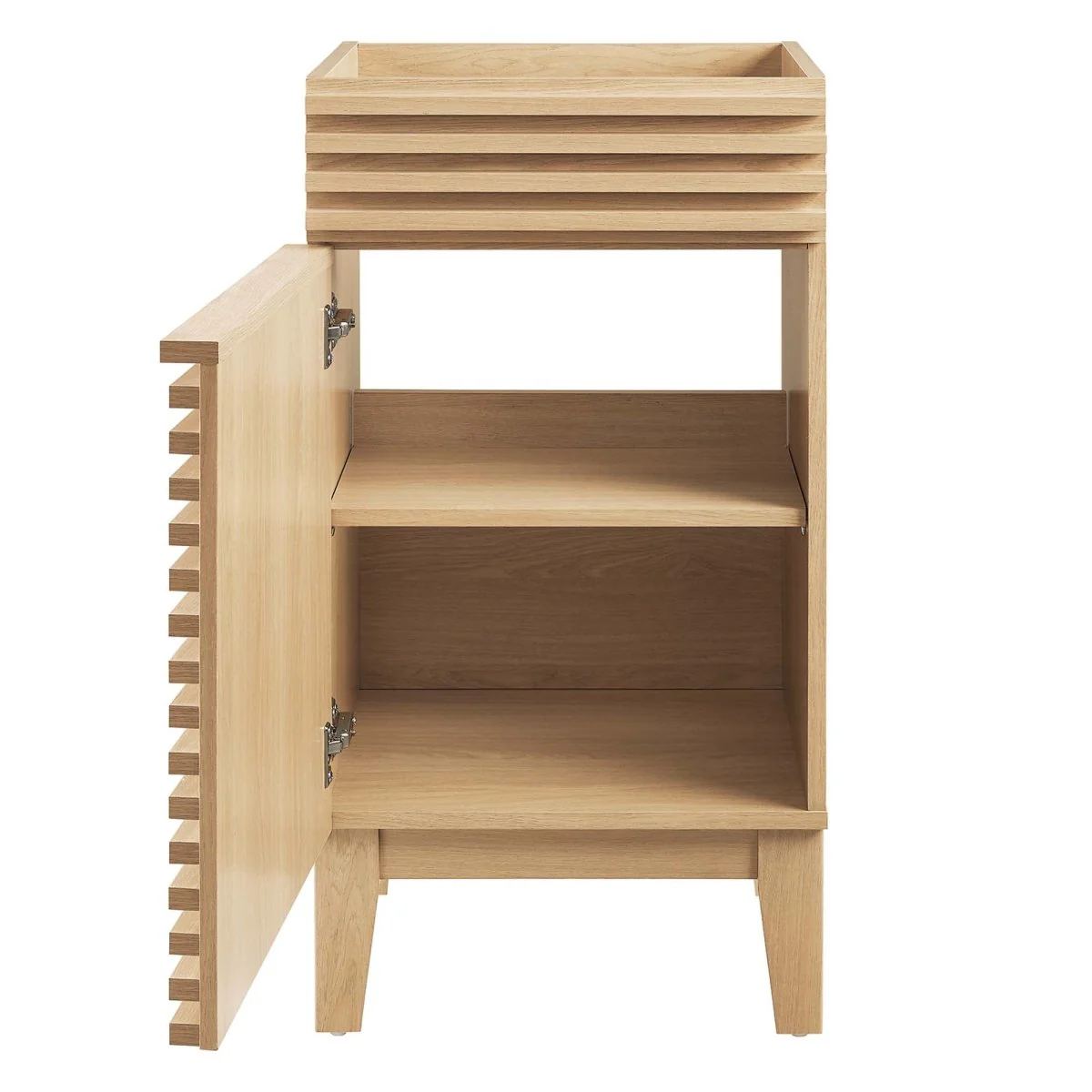 Mid-Century Bathroom Vanity Cabinet — Compact Modern Vanity Storage Cabinet - Image 69