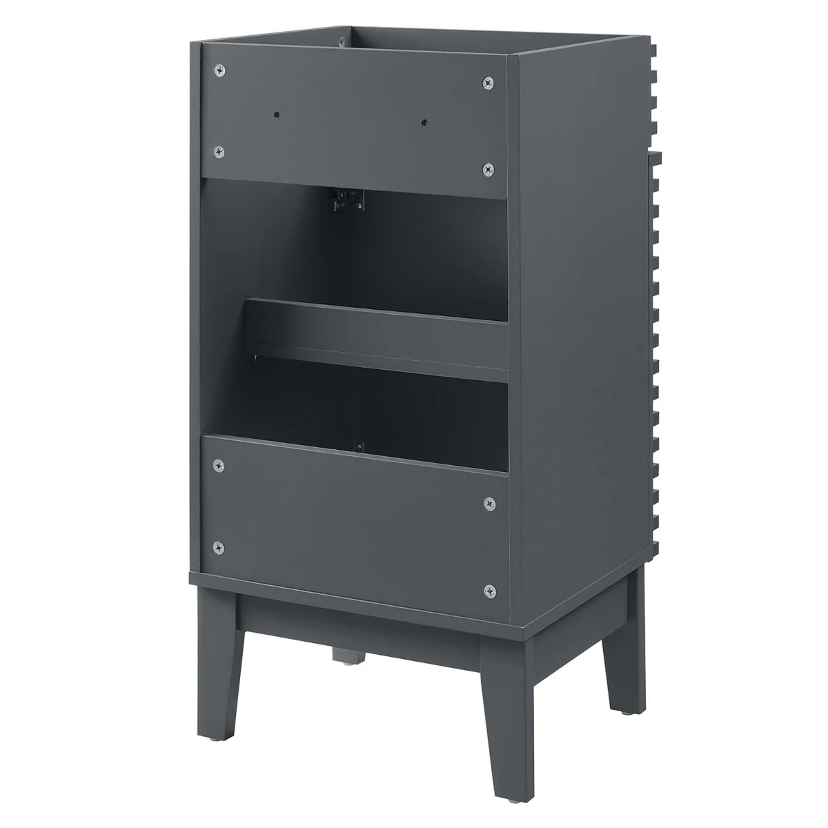 Mid-Century Bathroom Vanity Cabinet — Compact Modern Vanity Storage Cabinet - Image 75