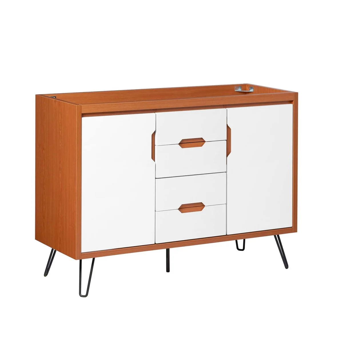 Mid-Century Bathroom Vanity Cabinet – MDF Construction, Wall and Floor Models - Image 42