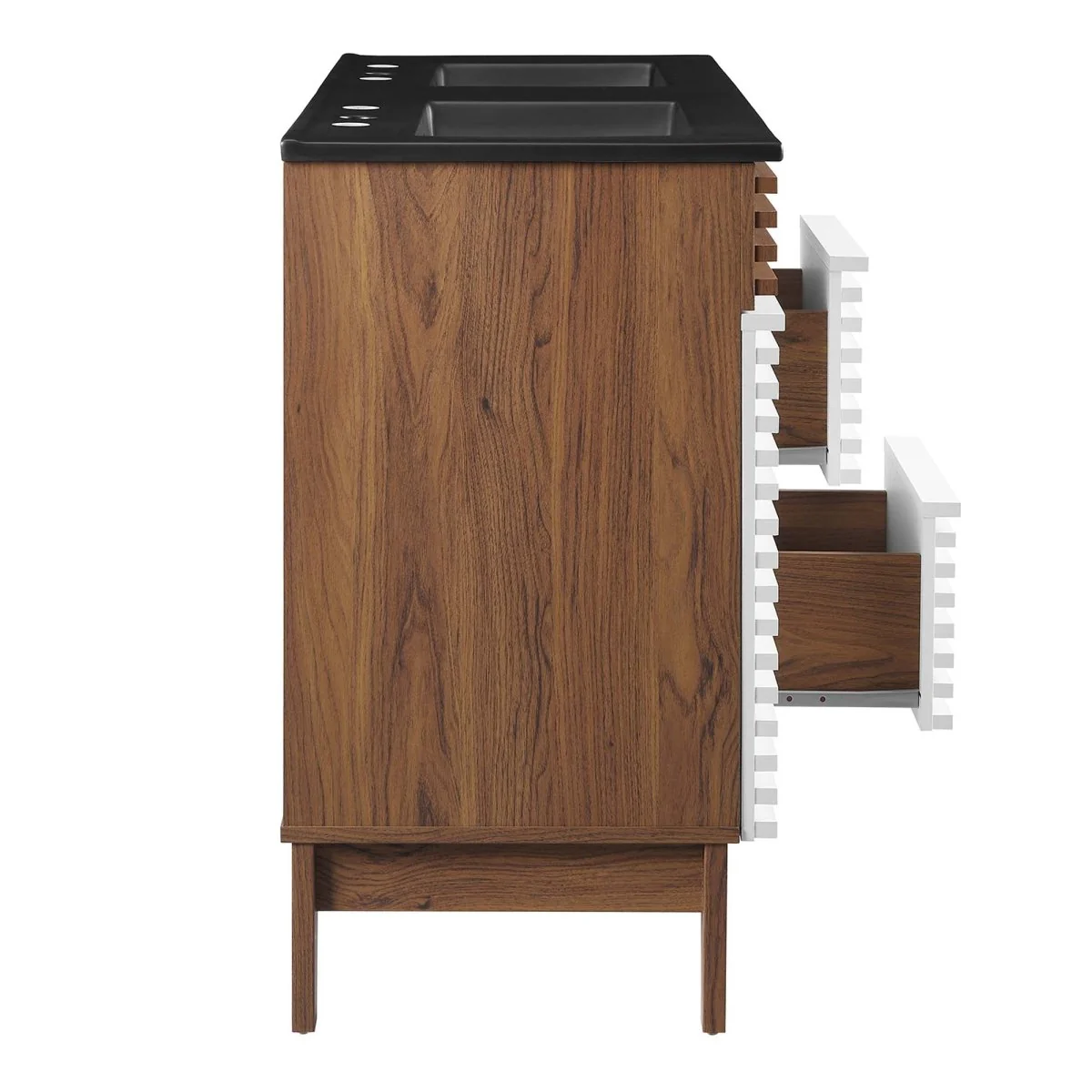 Mid-Century Bathroom Vanity Cabinet with Sink Storage and Modern Design - Image 104