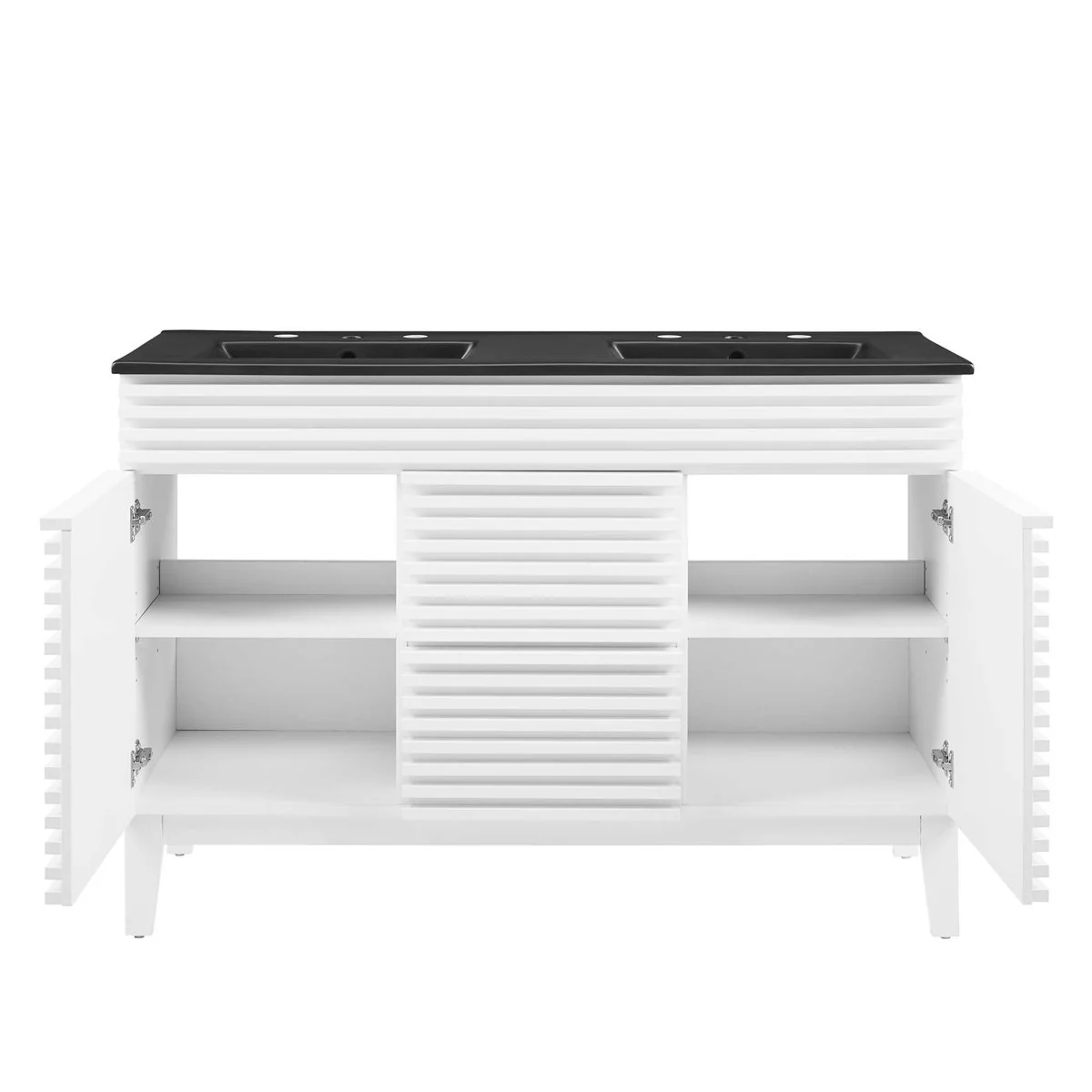 Mid-Century Bathroom Vanity Cabinet with Sink Storage and Modern Design - Image 116