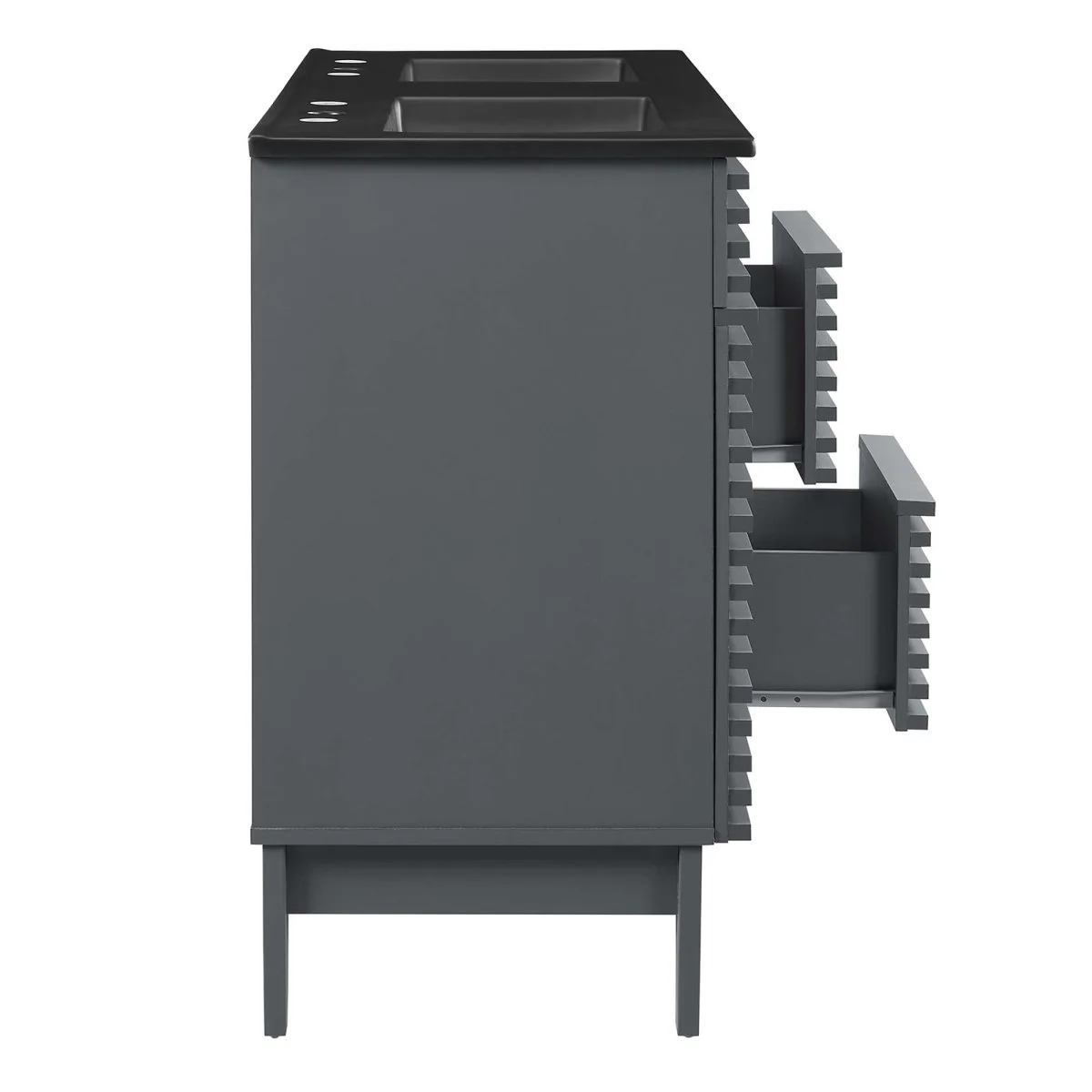 Mid-Century Bathroom Vanity Cabinet with Sink Storage and Modern Design - Image 72