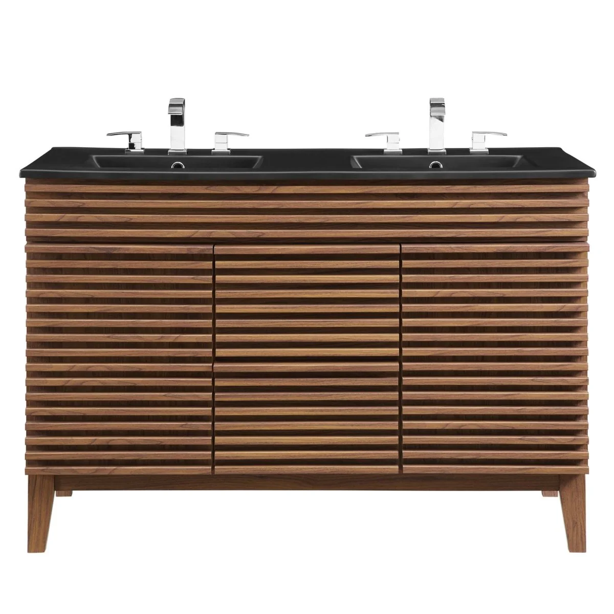 Mid-Century Bathroom Vanity Cabinet with Sink Storage and Modern Design - Image 93