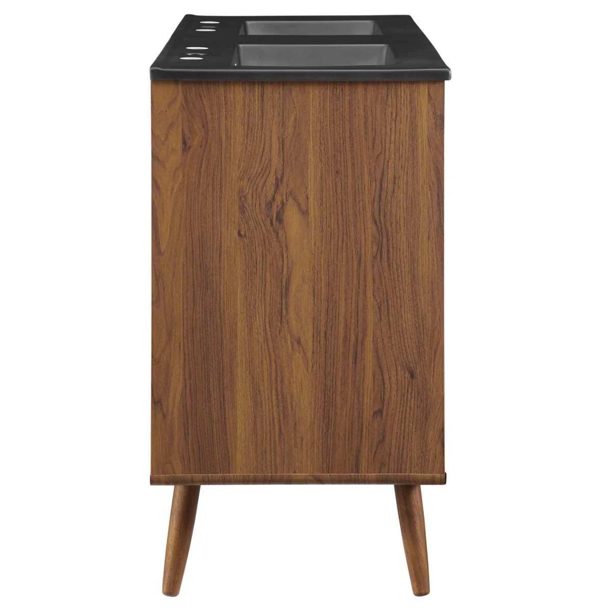 Mid-Century Bathroom Vanity Collection - Walnut Modern Bathroom Vanity Cabinets Set - Image 85