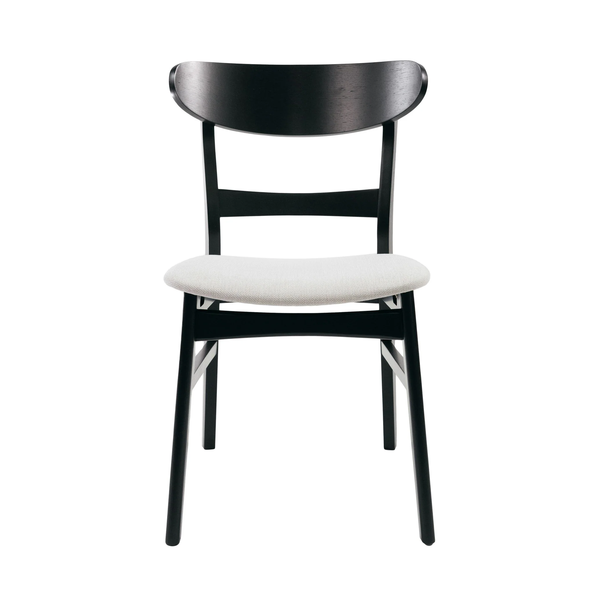 Mid Century Dining Chairs With Cushioned Seats And Wood Frame (Set of 2) - Image 14