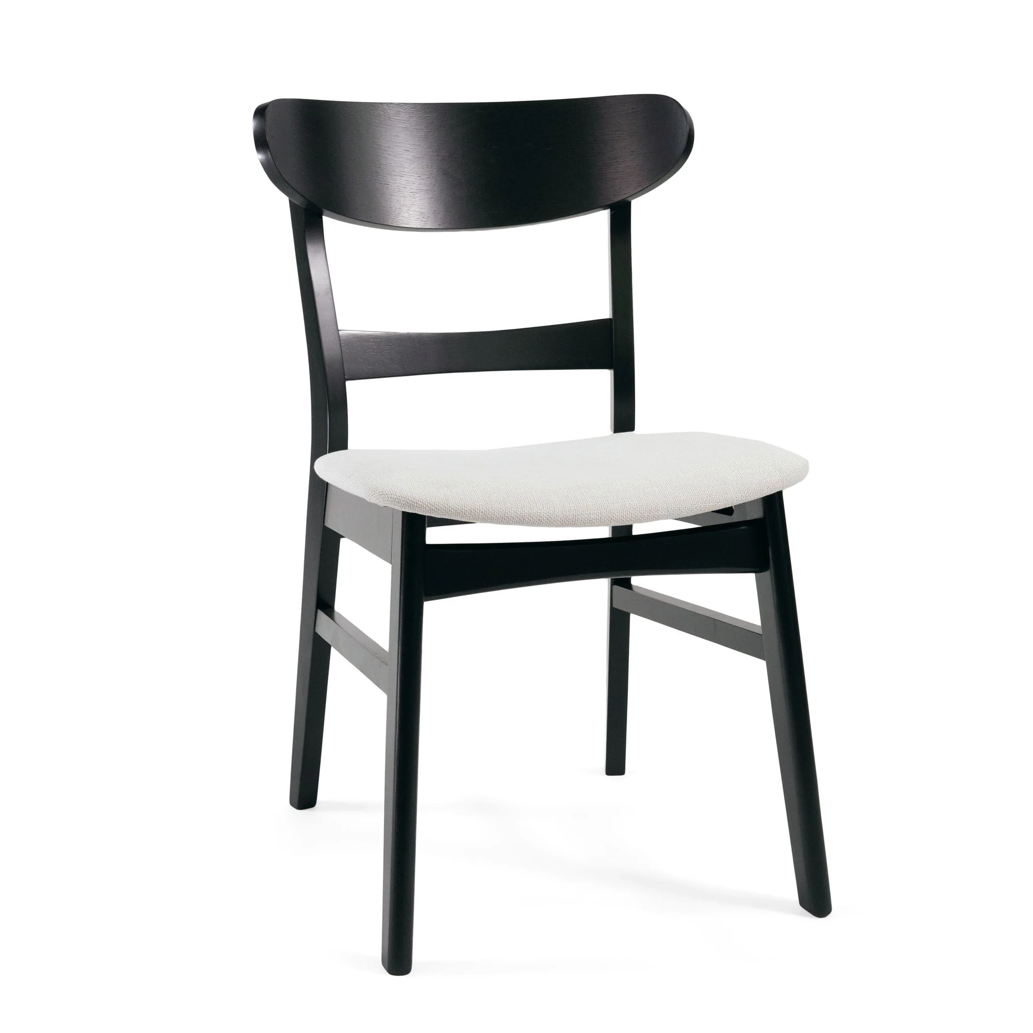 Mid Century Dining Chairs With Cushioned Seats And Wood Frame (Set of 2) - Image 15