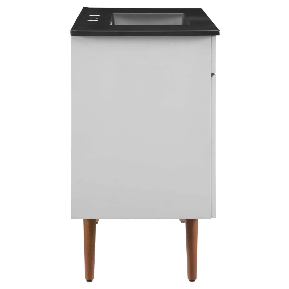 Mid-Century Modern Bathroom Vanity with Sink — Multiple Sizes and Finishes Available - Image 26